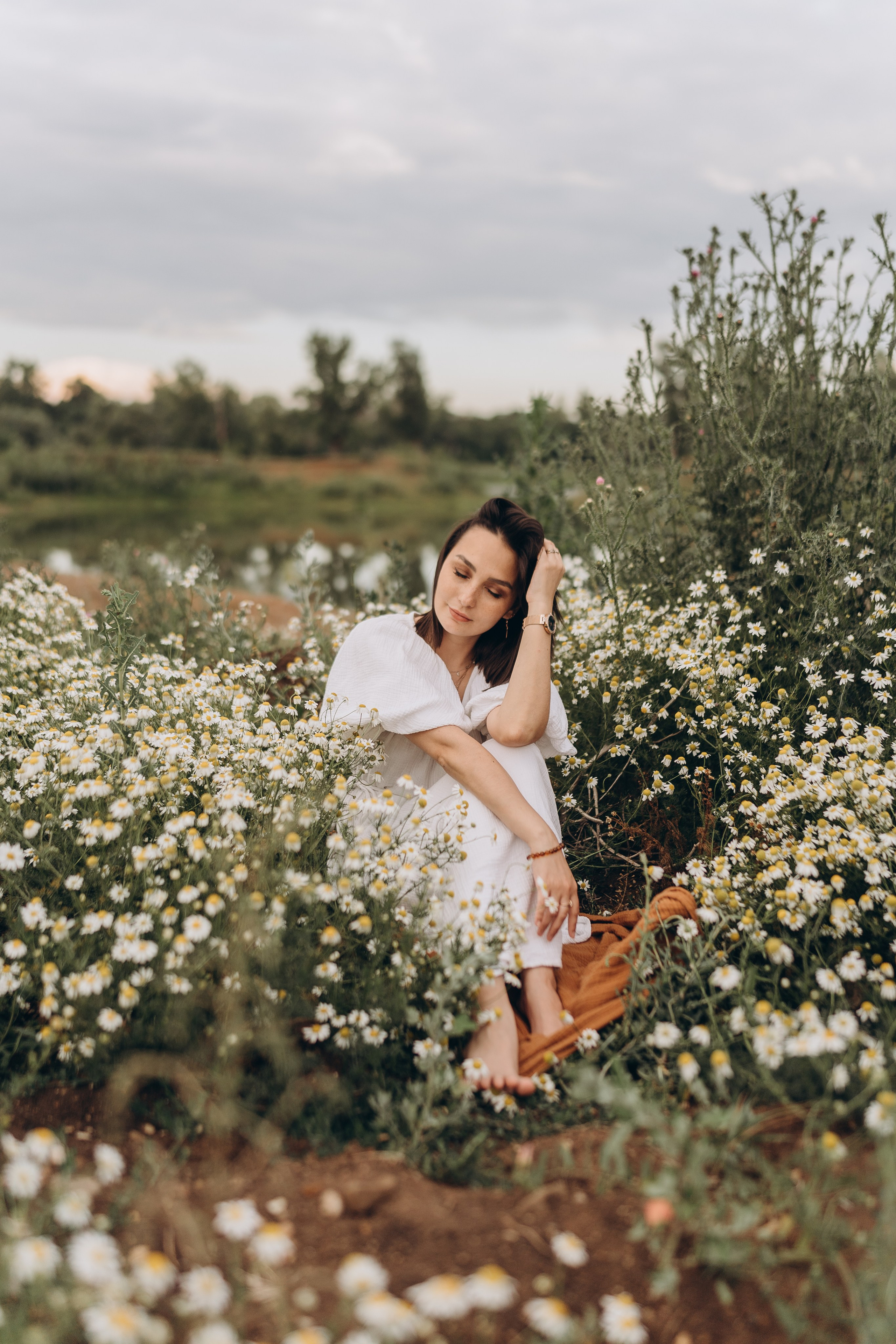Лето. Ромашки. Семья. Семейный и домашний фотограф в Уфе Ирина Гарасюта