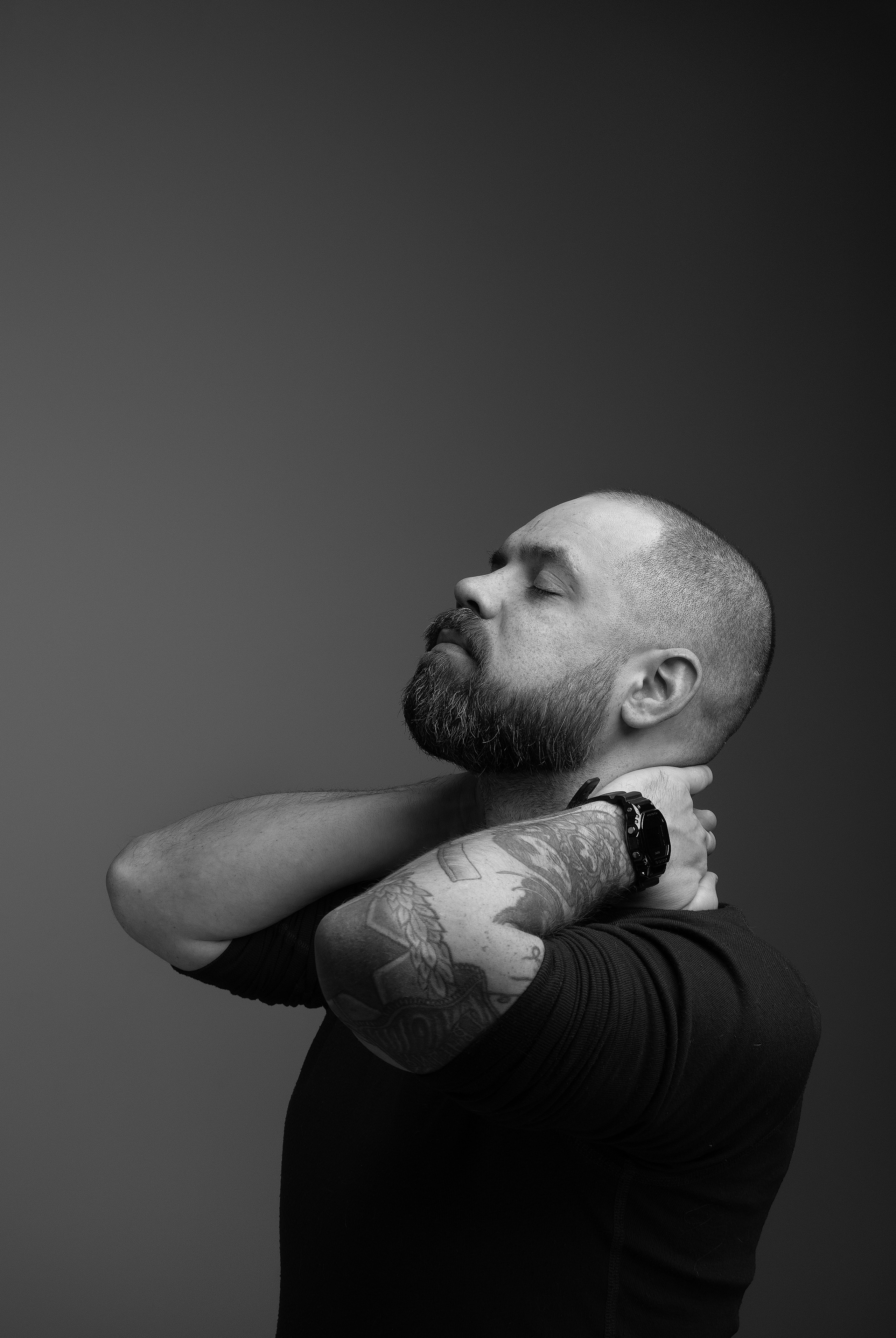 Мужской портрет_ЧБ. Портретный фотограф Ярославль I Натали Чуб