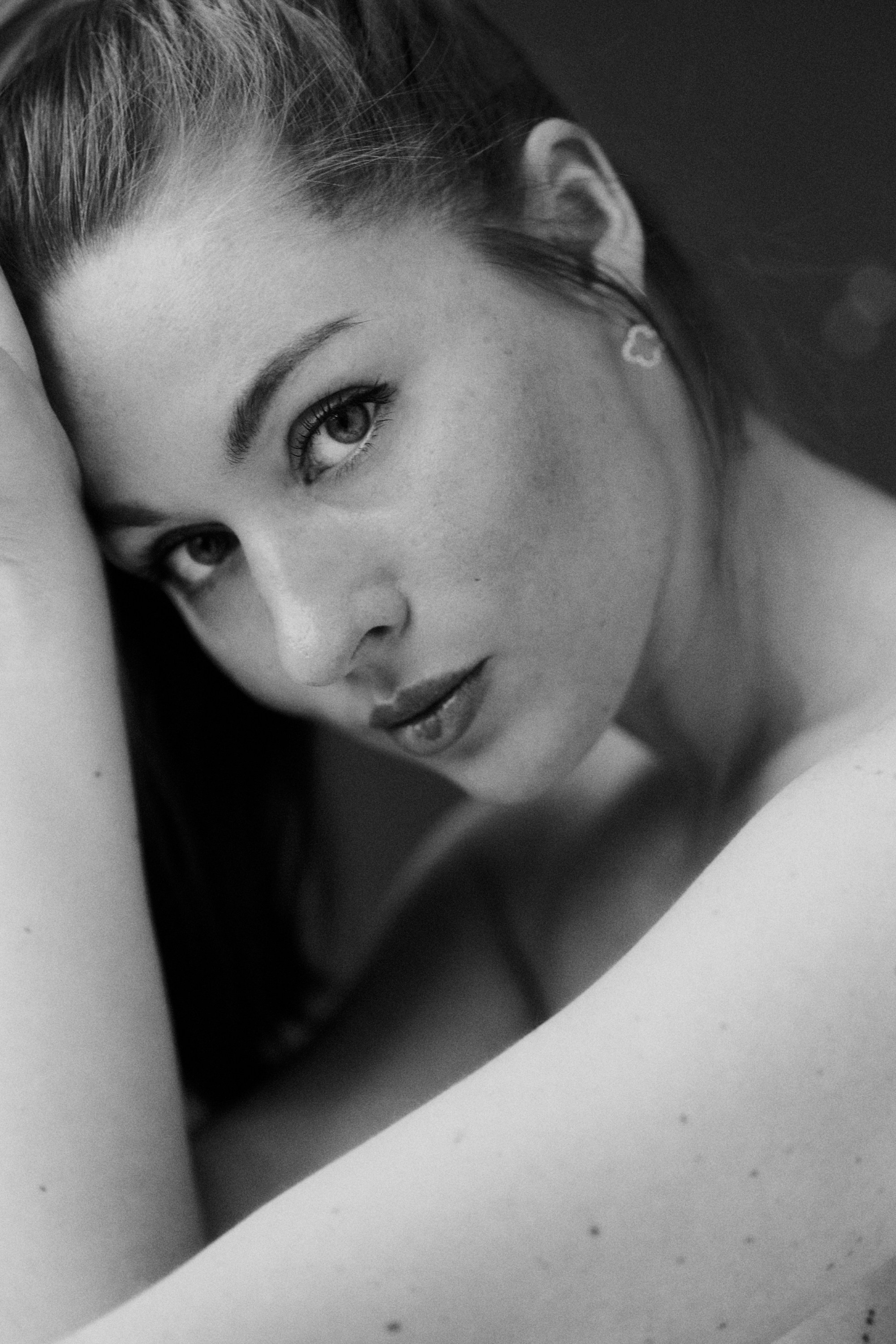 Ч/б фотосессия для Риты