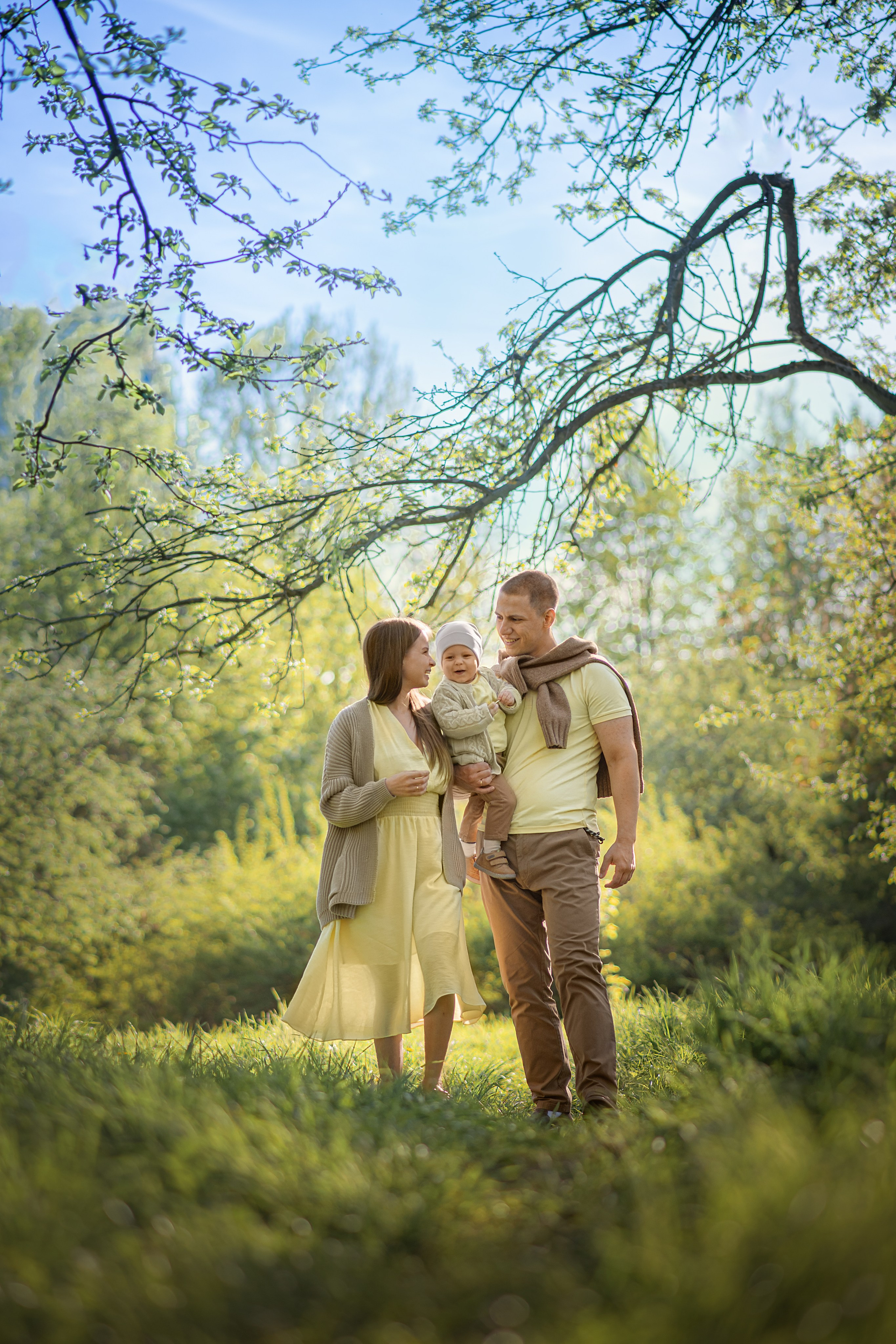 Семейная фотосессия на природе. Душевная фотография от сердца к сердцу Марина Жиделева фотограф Москва