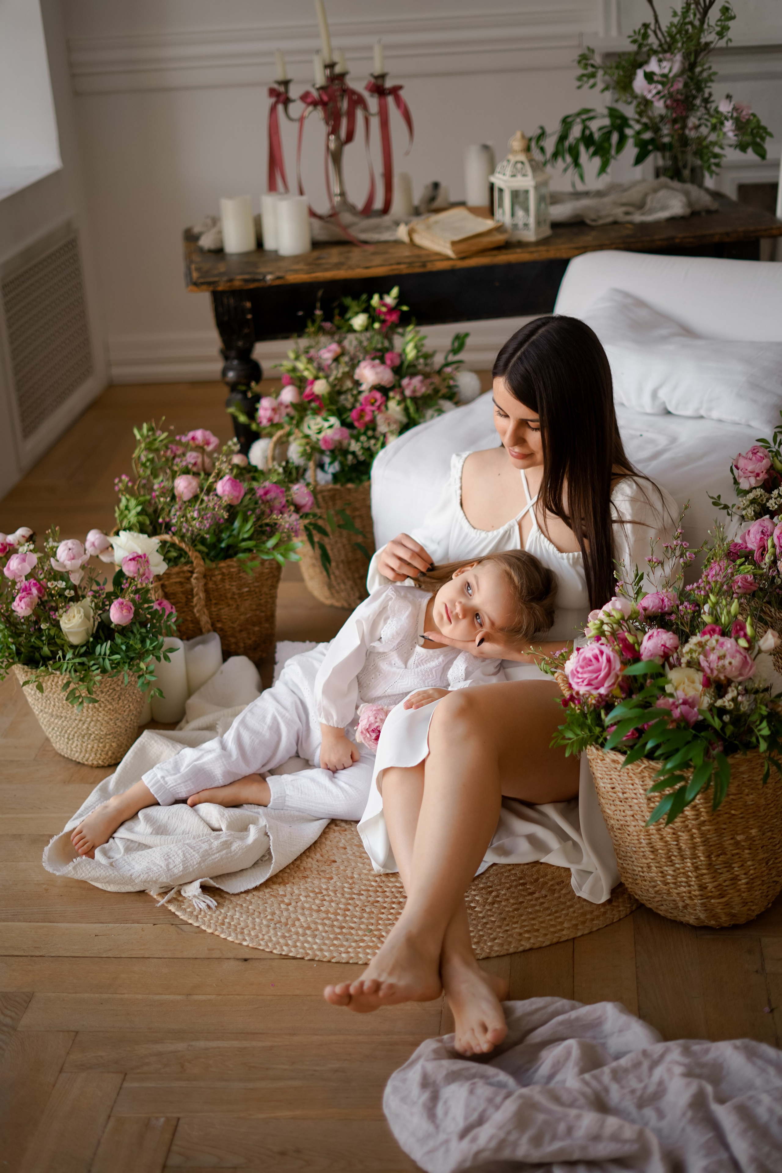 Мама и доченька. Фотограф Татьяна Митрофанова