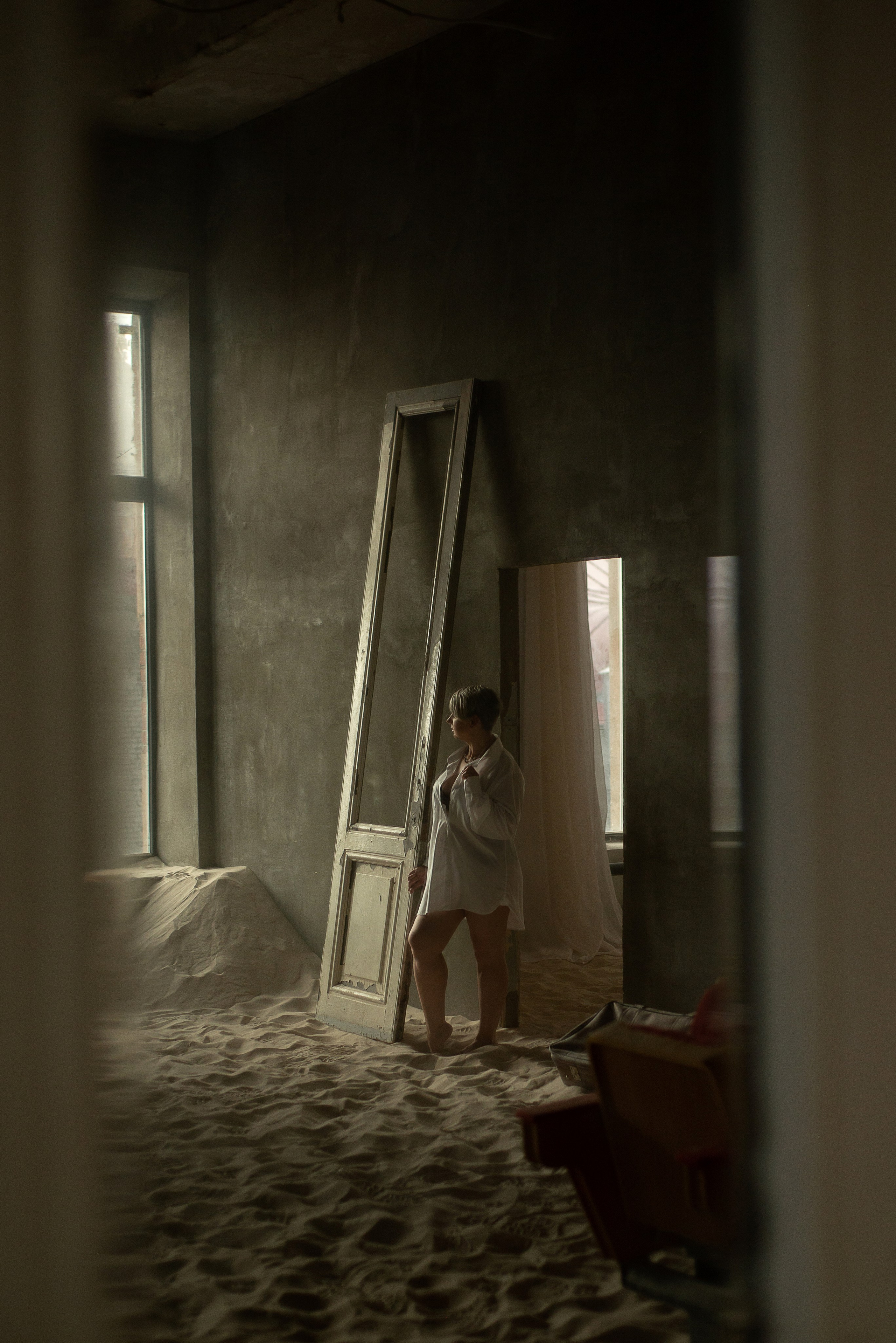 Фотосессия в песке, Студийная съемка с песком. Женский фотограф Санкт-Петербург Александра Колий