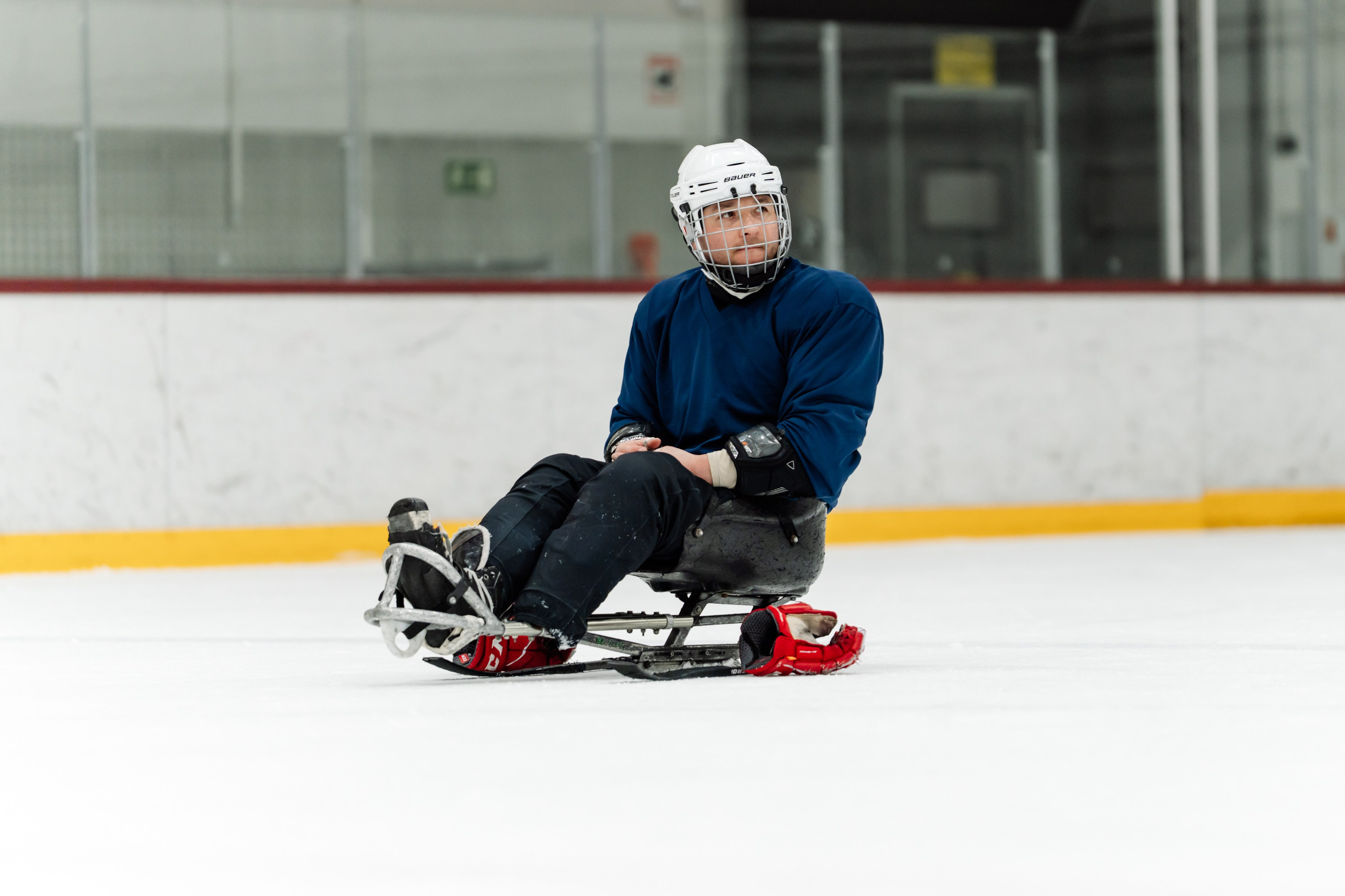 Игра в следж хоккей приуроченная 23.02.26 в арене Сталкер