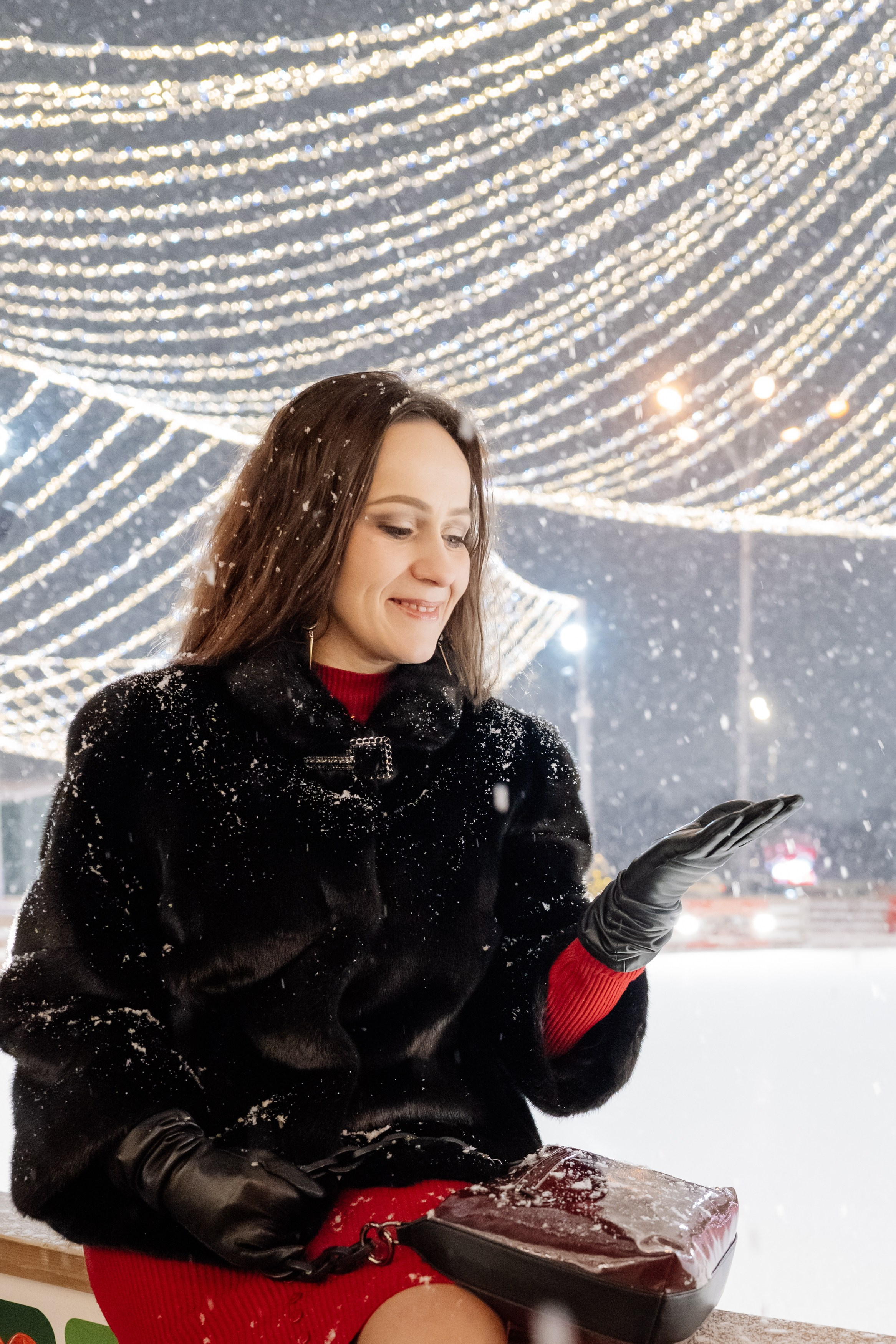 Новогодняя фото сессия Ксении в Москве от Александра Викторова