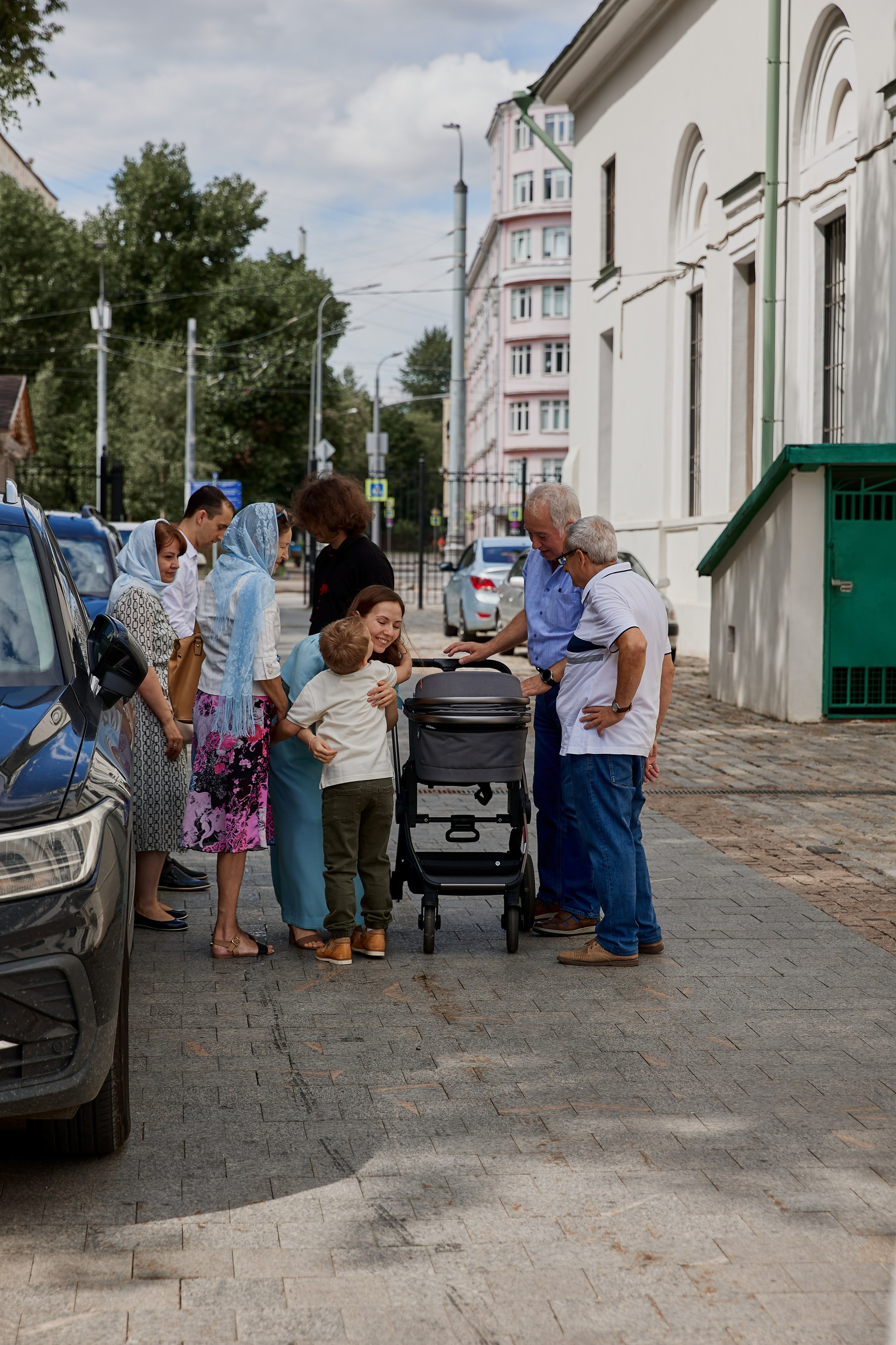 Крещение Анюты. Семейный фотограф в Москве Вера Гук