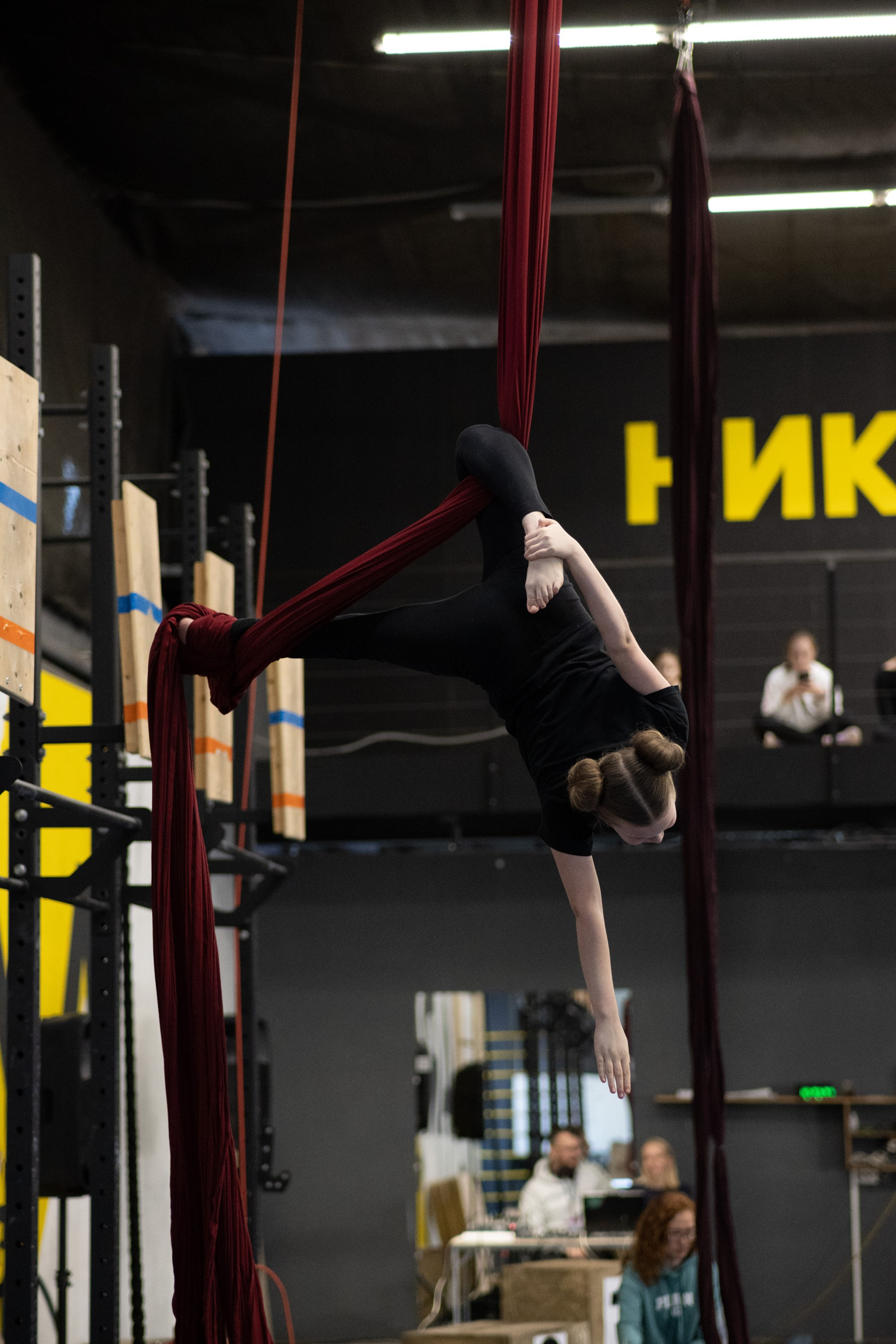 Внутриклубные соревнования по воздушной гимнастике 02.04.23