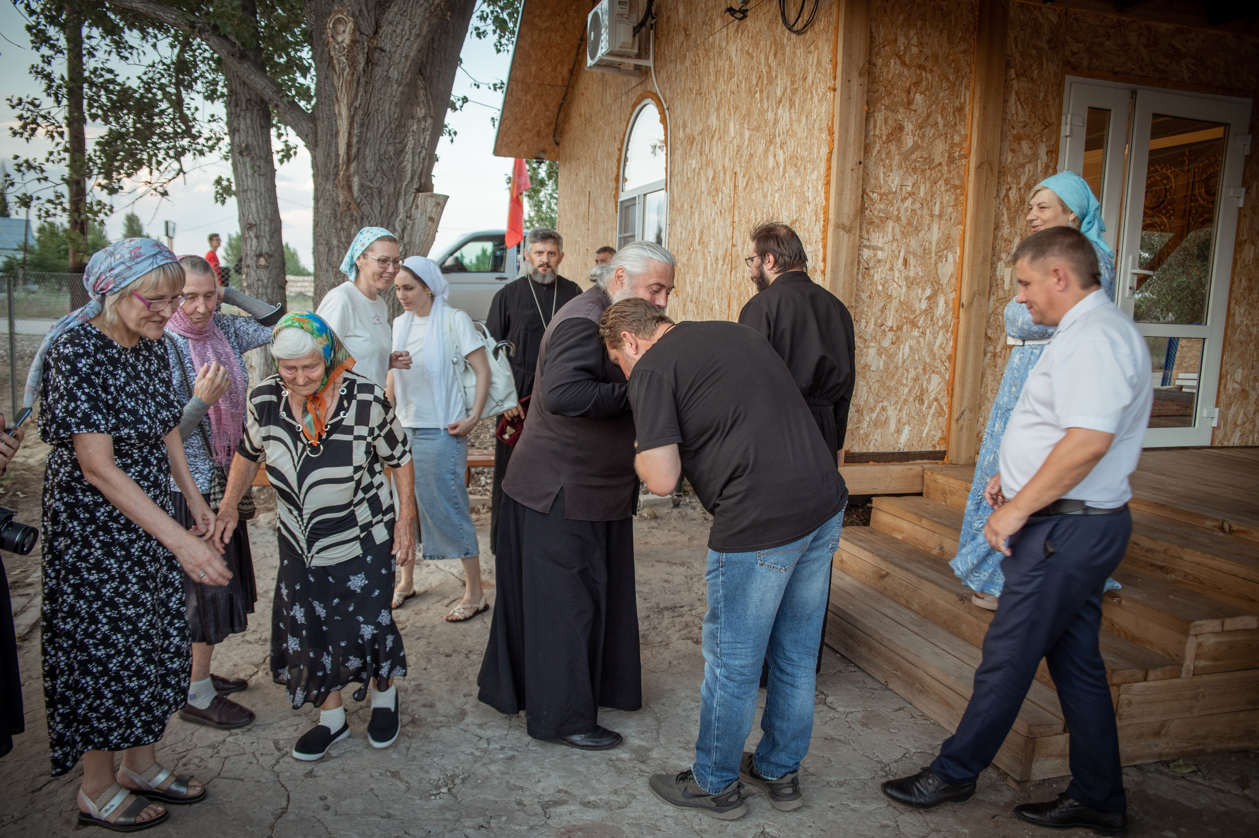 Освещение купола в храме Казанской иконы Божьей Матери х. Закутский. Церковный, семейный и репортажный фотограф Волгоград, Волжский