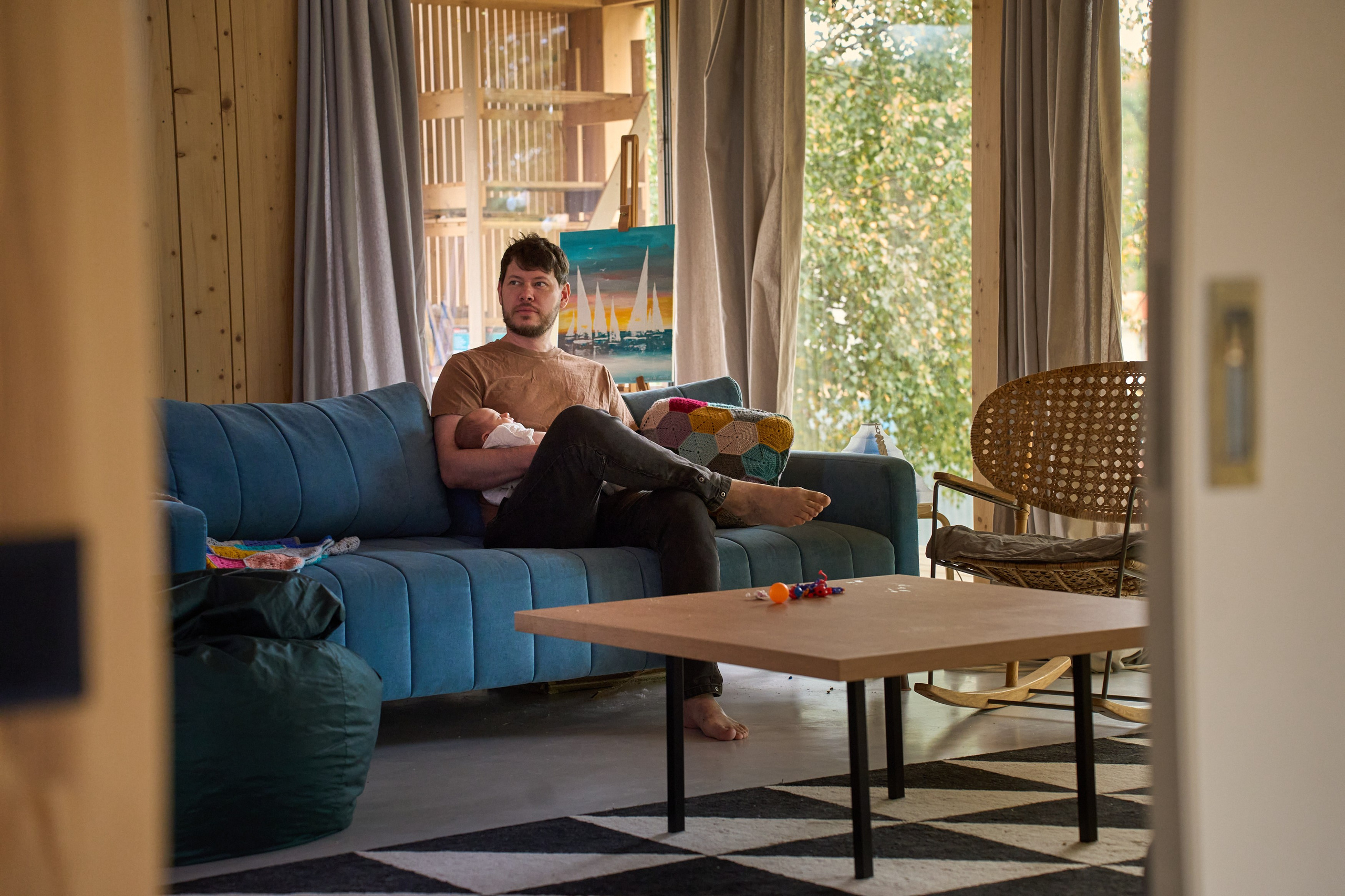 Четверо детей в доме. Фотограф Женя Пашкина