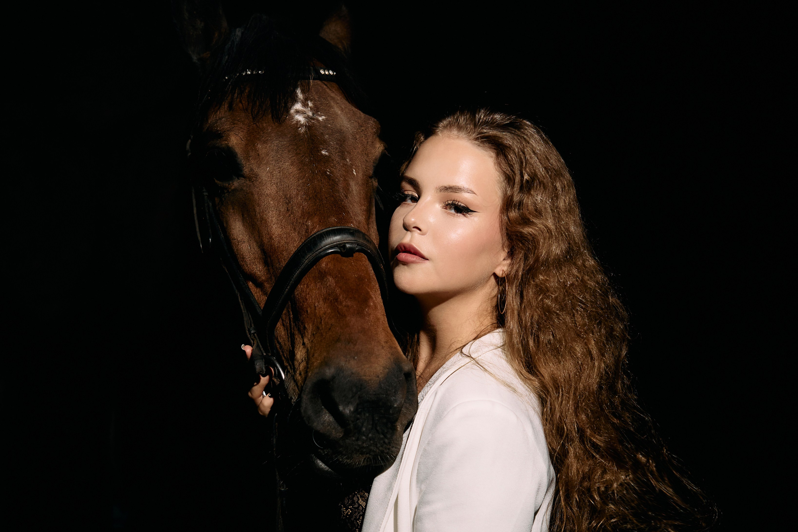 Съемка на конюшне. Сергей Ирклиенко