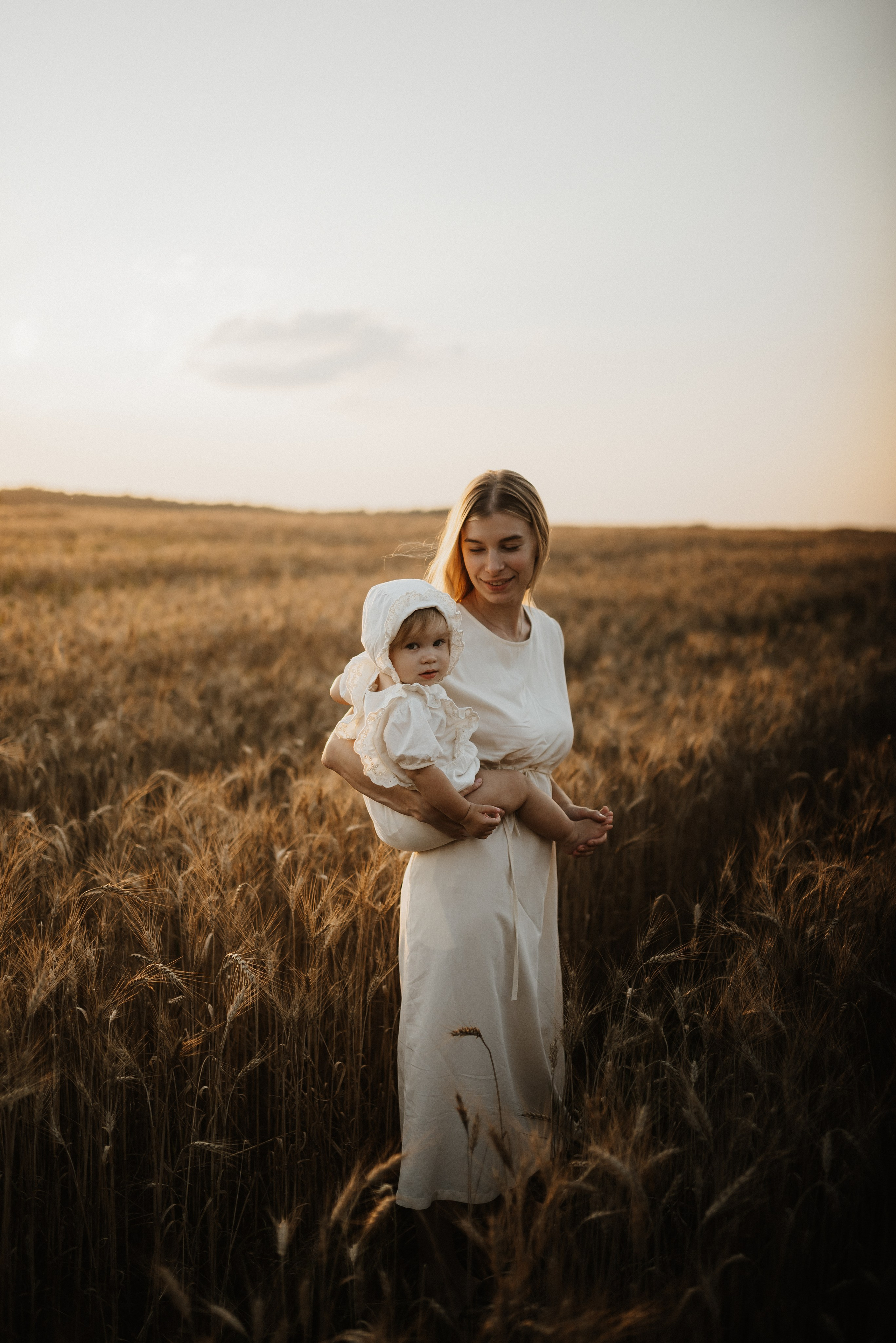 Красивая закатная история мамы и дочки. Фотограф Алексин, Тула