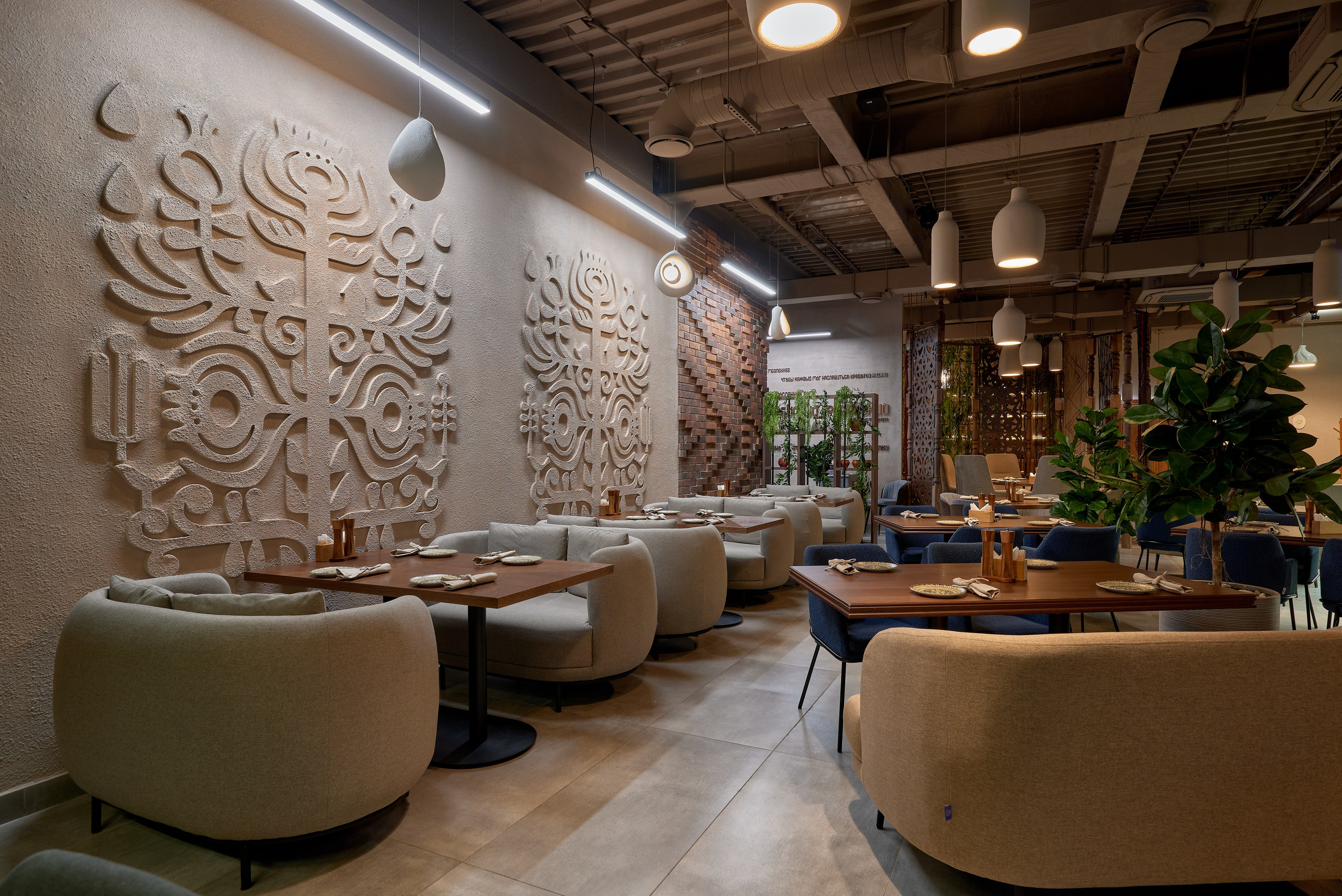 Ресторан Любимый грузинский, Магнитогорск. Абросимов Лев интерьерный и архитектурный фотограф