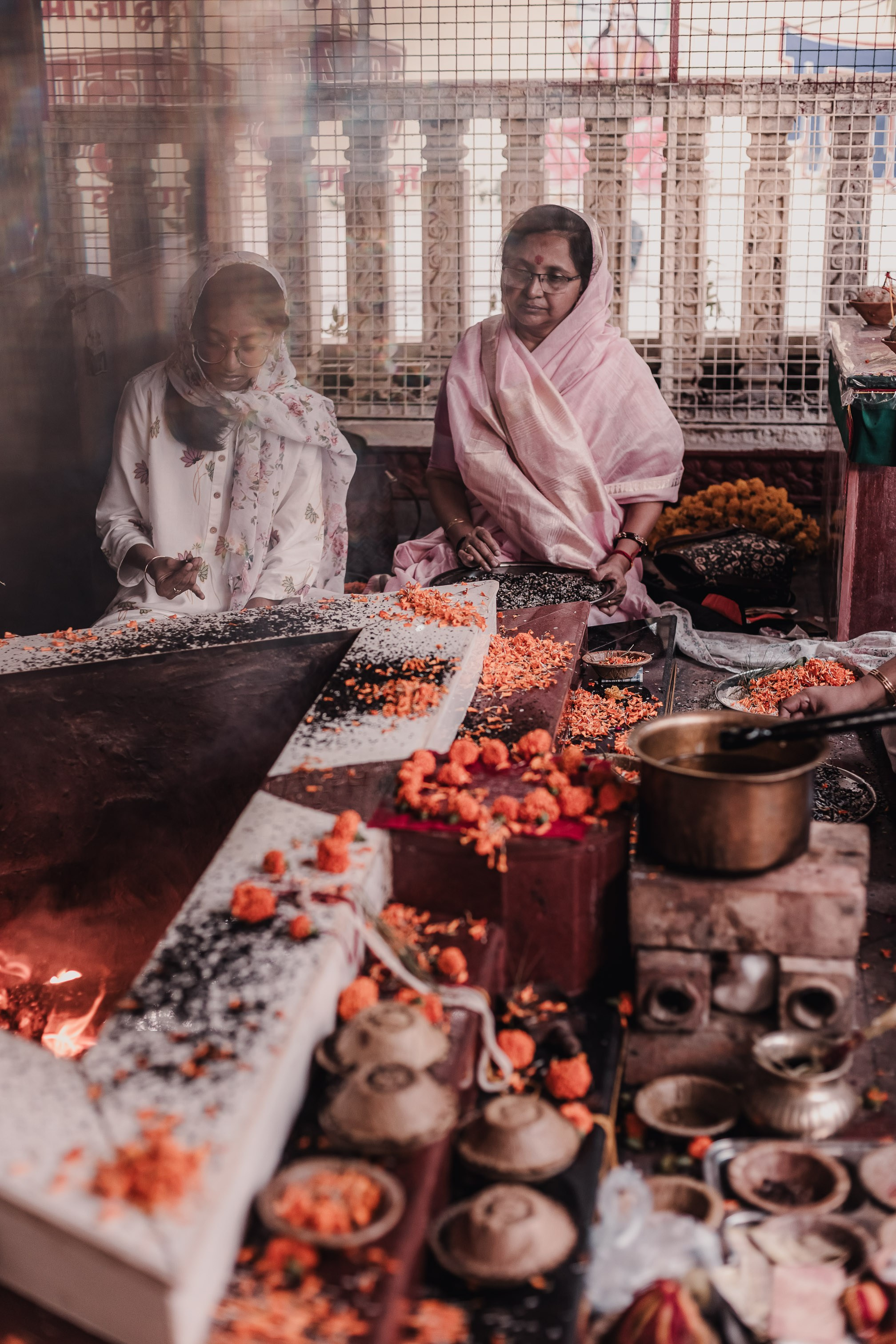 Navaratri yajna at Devraha Baba Ji ashram. Мариам Багдасарян