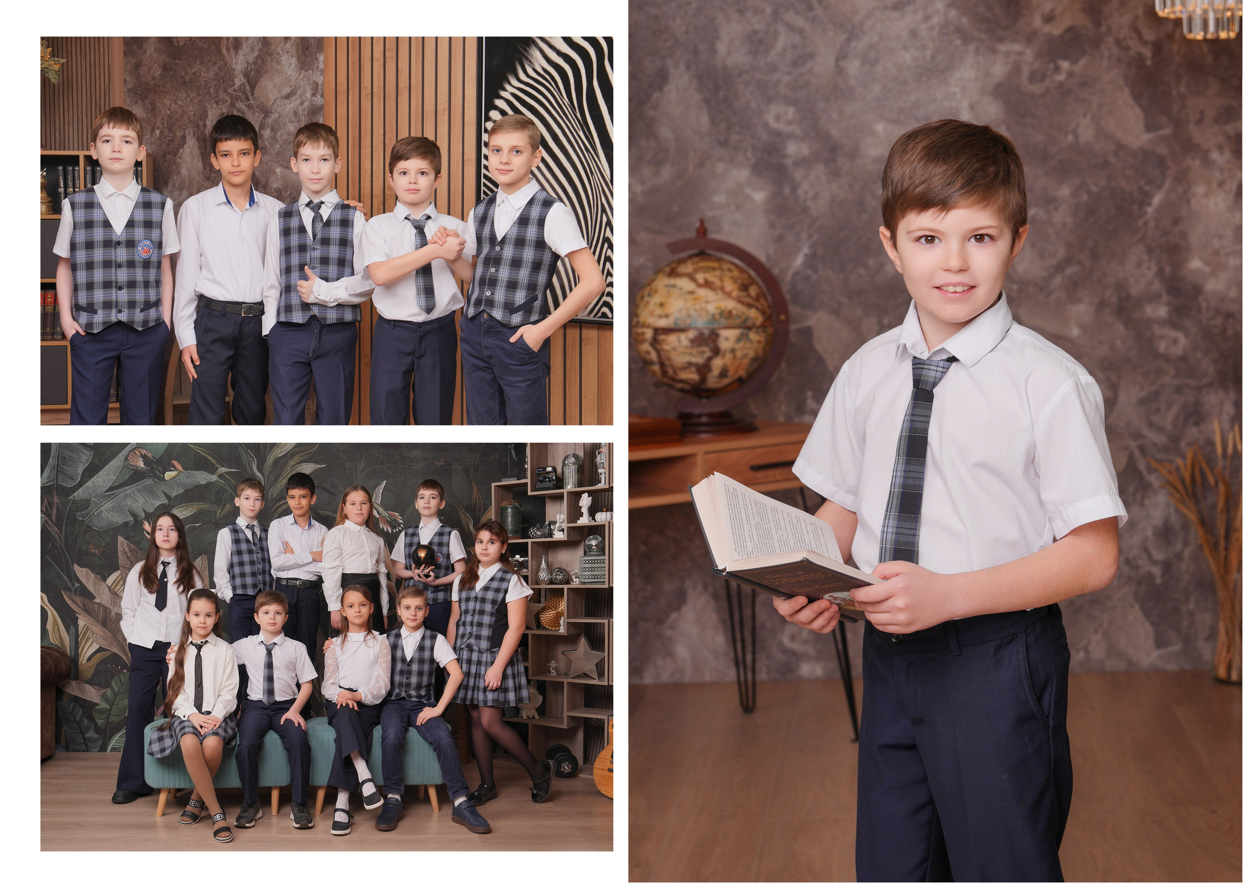 ШКОЛА 50 — 4 «В» класс. Красивый выпускной альбом в Краснодаре