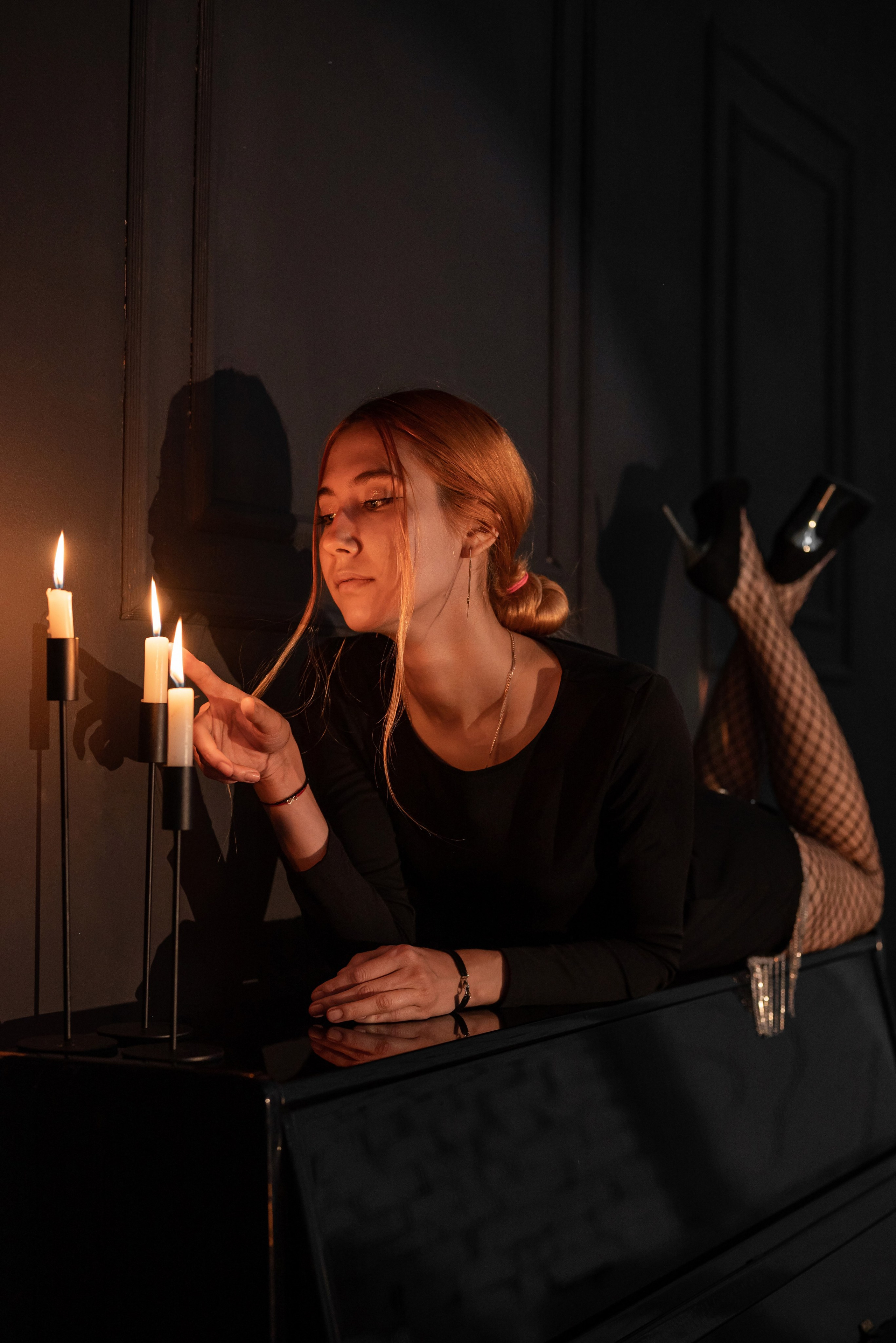 Фотопроект *Свечи и пианино*. Фотограф в городе Салават