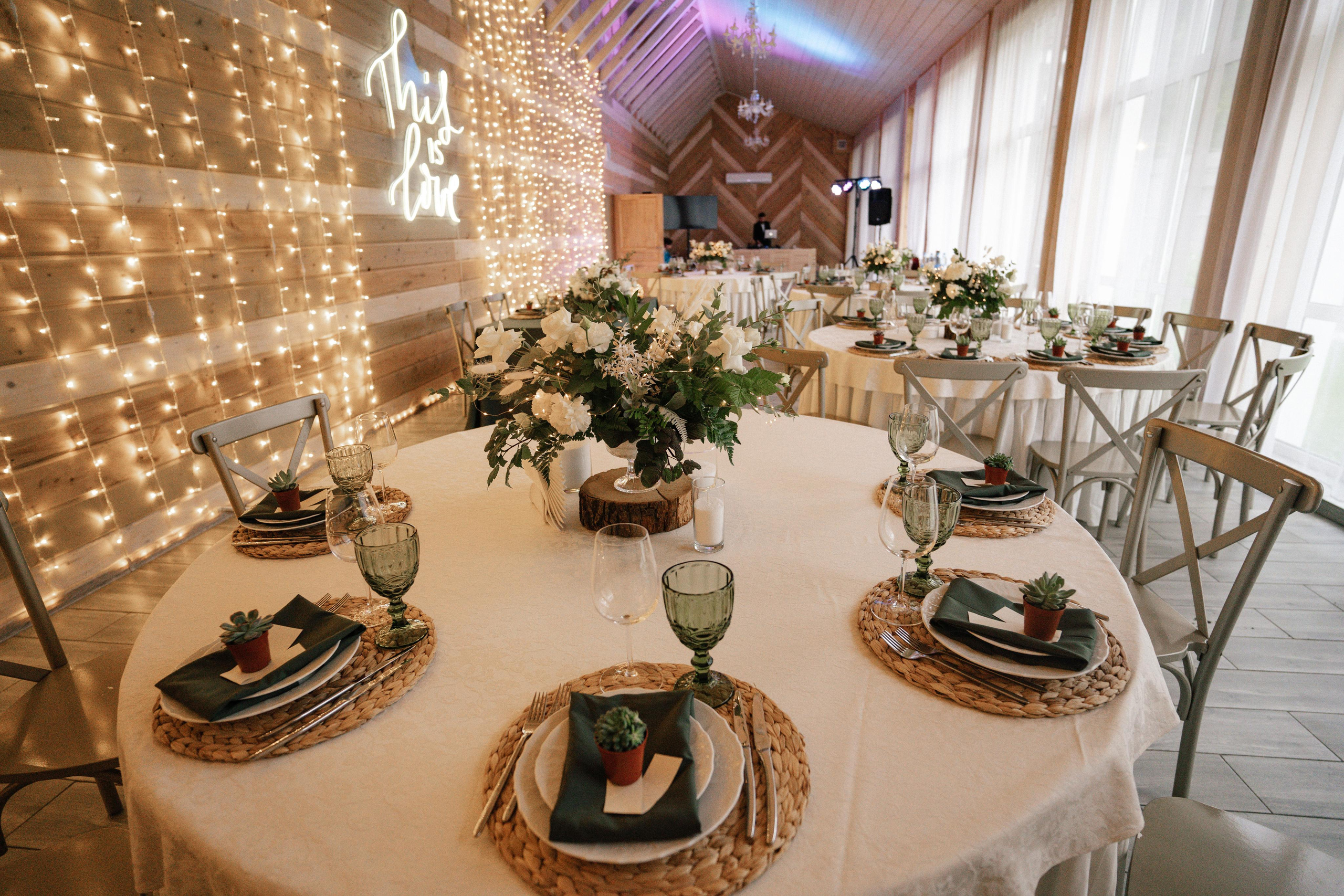 Свадебный декор, Лесной берег, Шишка декор