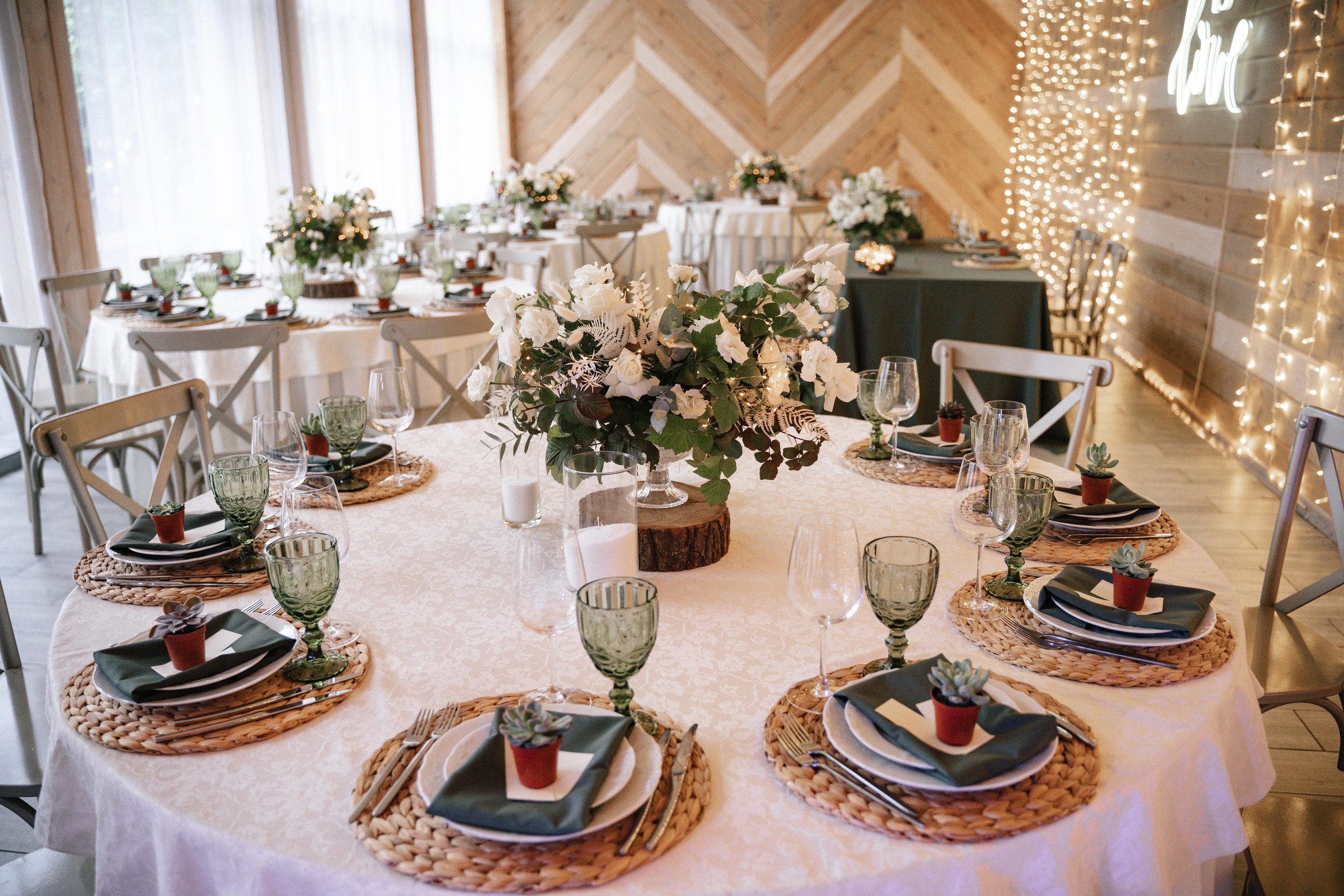 Свадебный декор, Лесной берег, Шишка декор