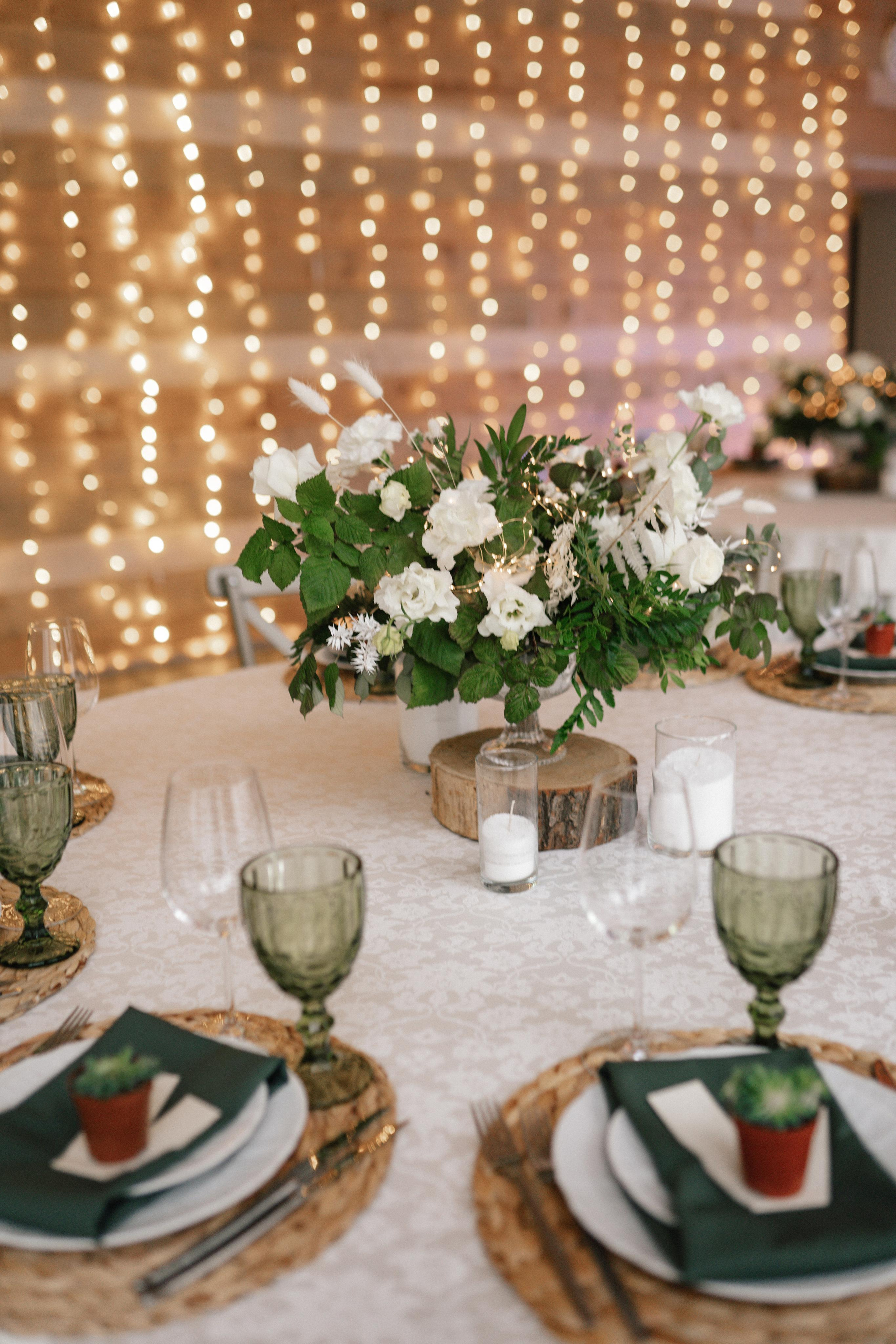 Свадебный декор, Лесной берег, Шишка декор