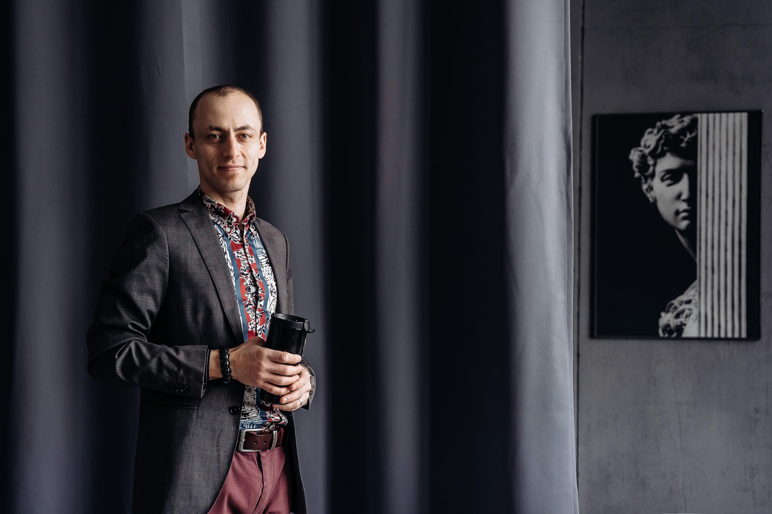 Бизнес фотосессия для бизнес тренера Дениса