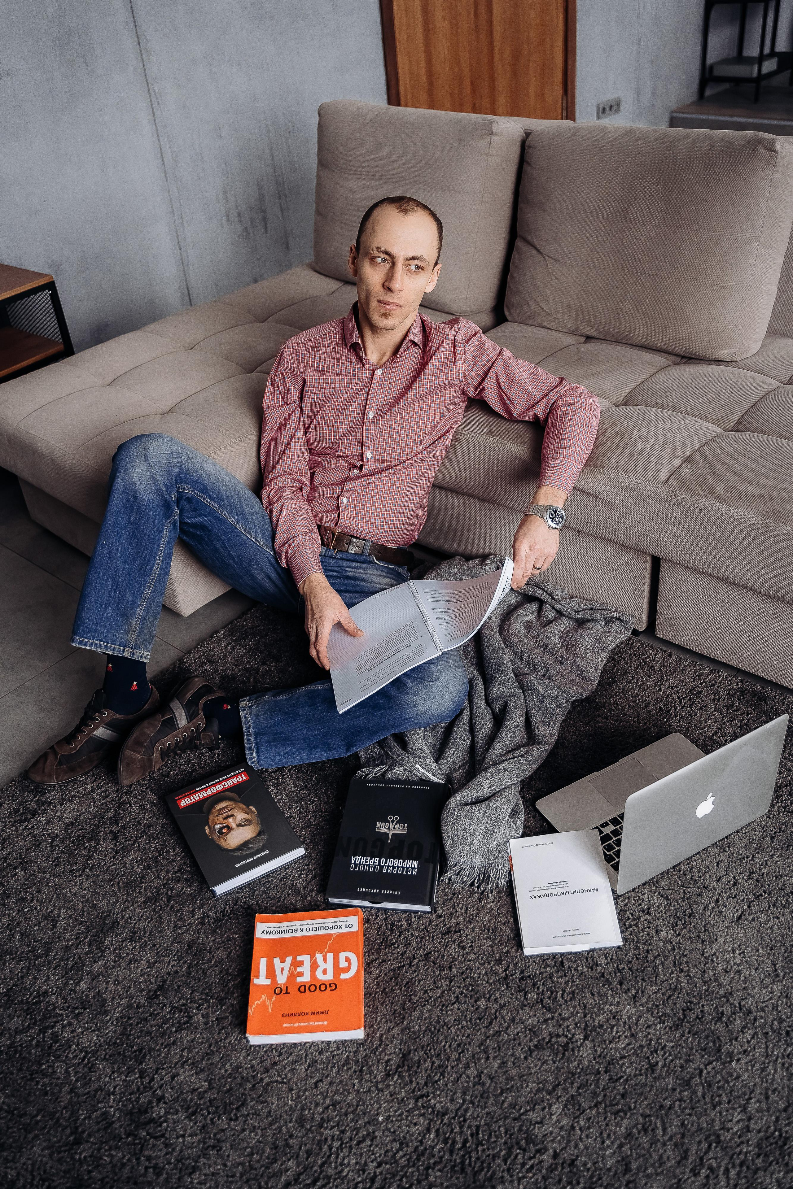 Бизнес фотосессия для бизнес тренера Дениса