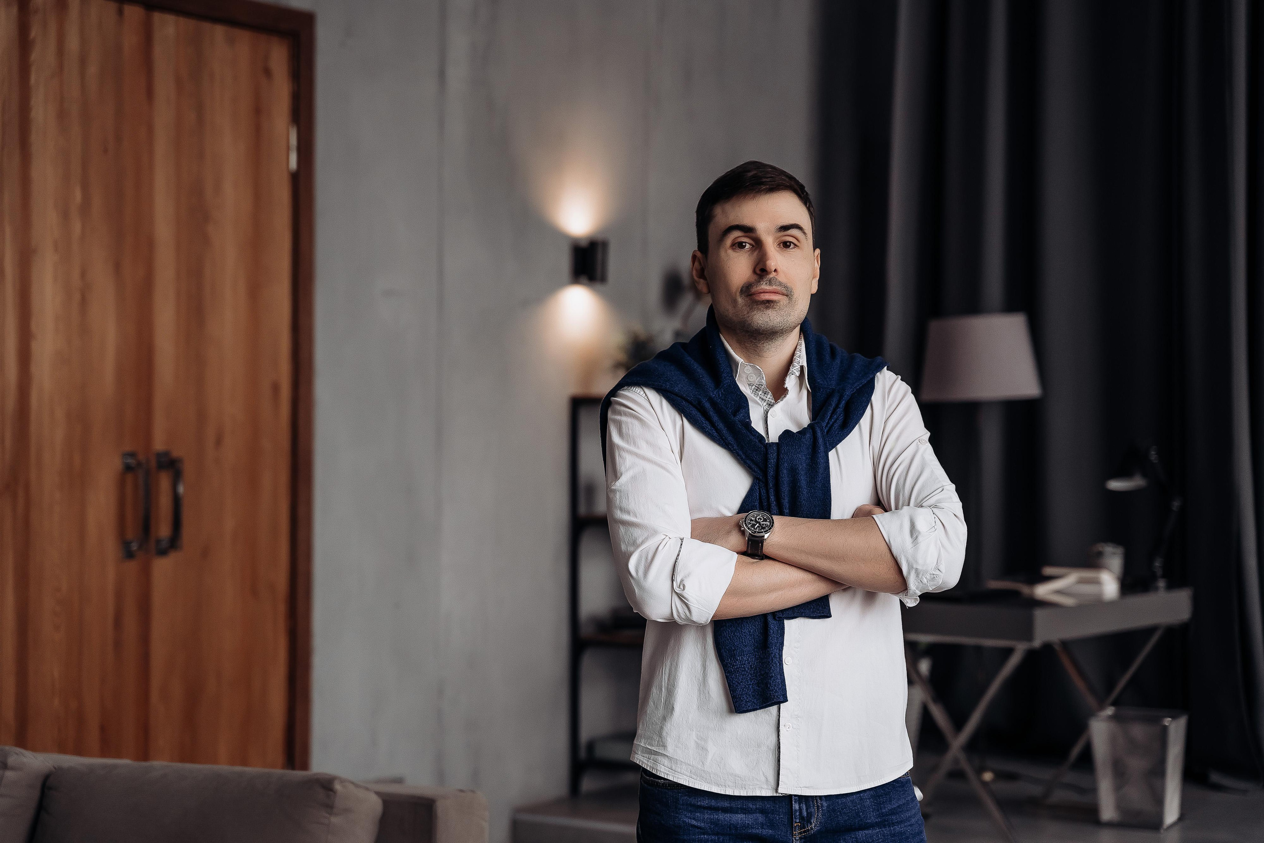 Бизнес фотосессия мужчины, фотосессия для психолога в Москве