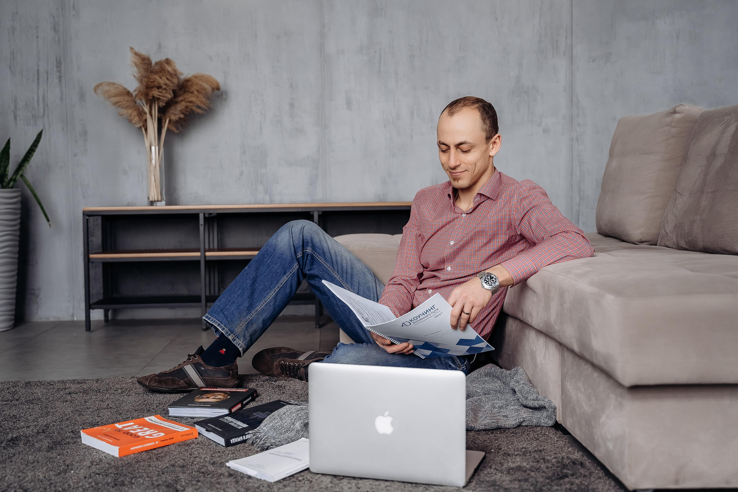 Бизнес фотосессия для бизнес тренера Дениса