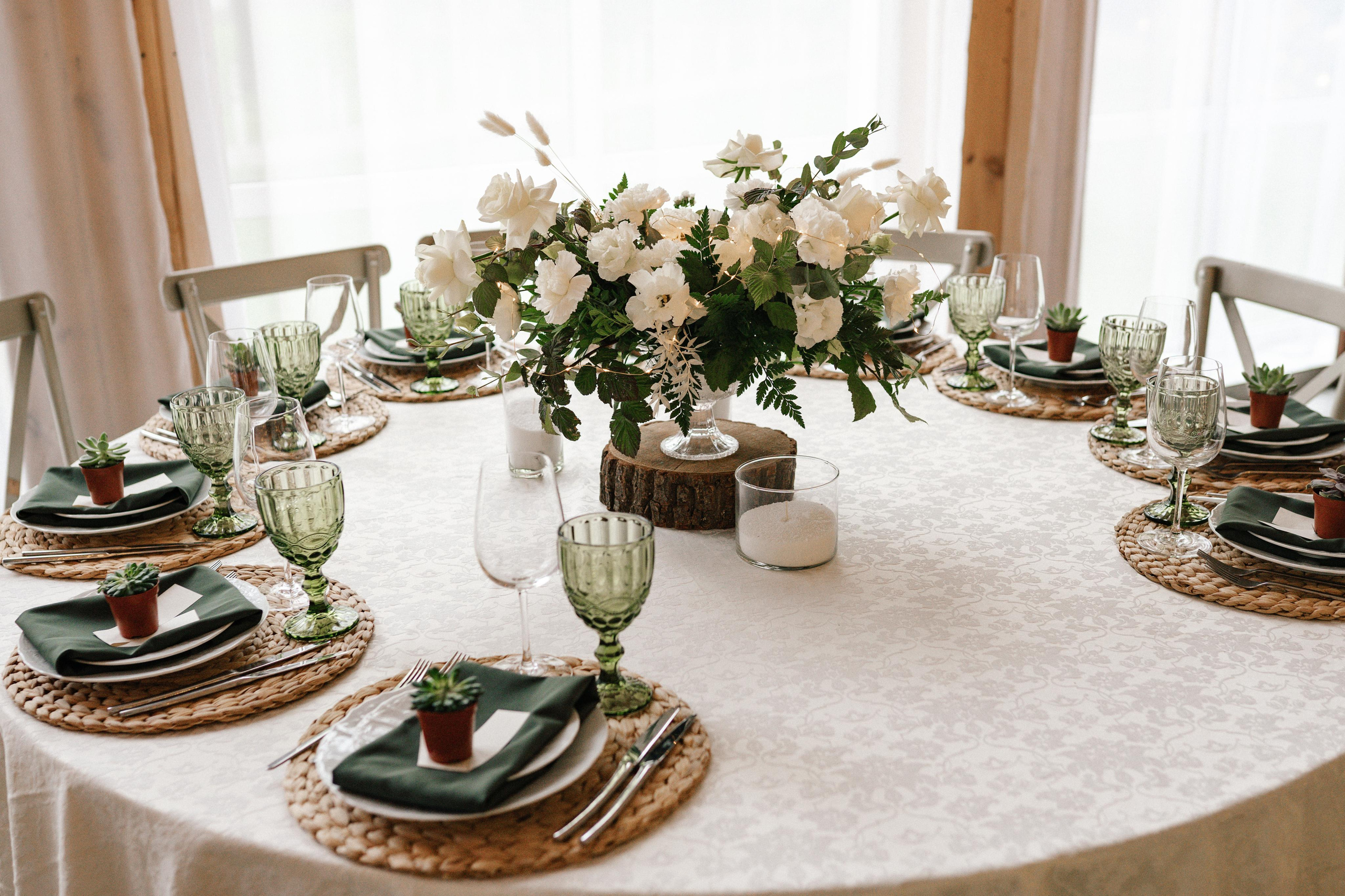 Свадебный декор, Лесной берег, Шишка декор