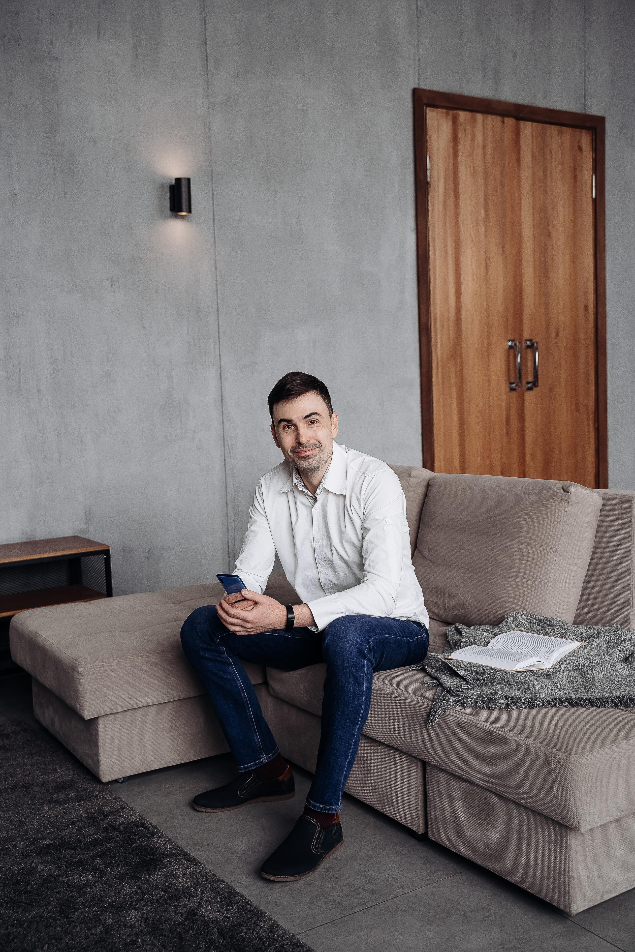 Бизнес фотосессия мужчины, фотосессия для психолога в Москве