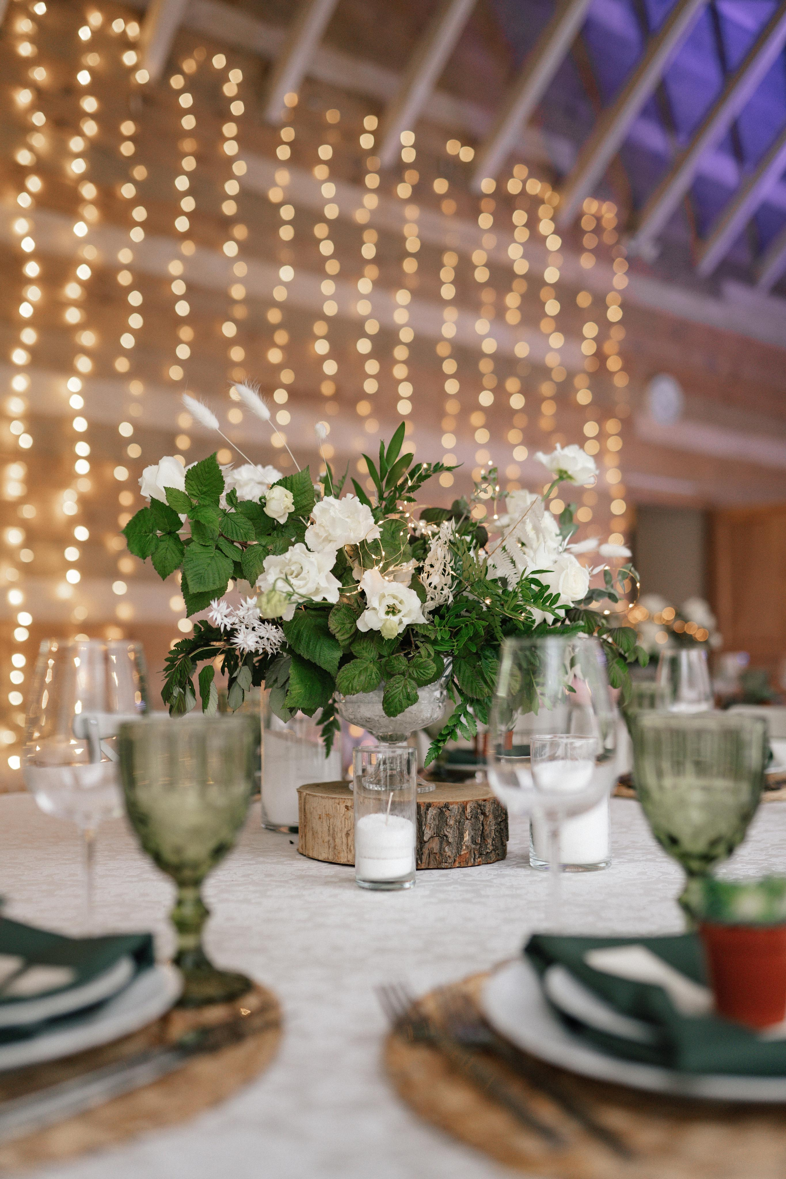 Свадебный декор, Лесной берег, Шишка декор