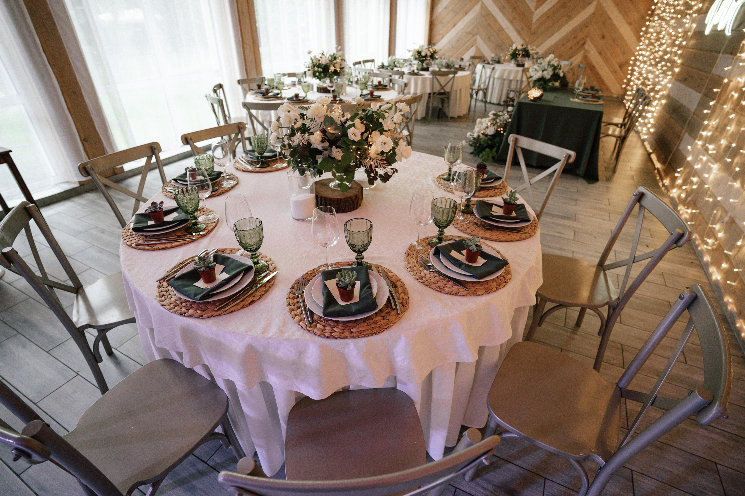 Свадебный декор, Лесной берег, Шишка декор