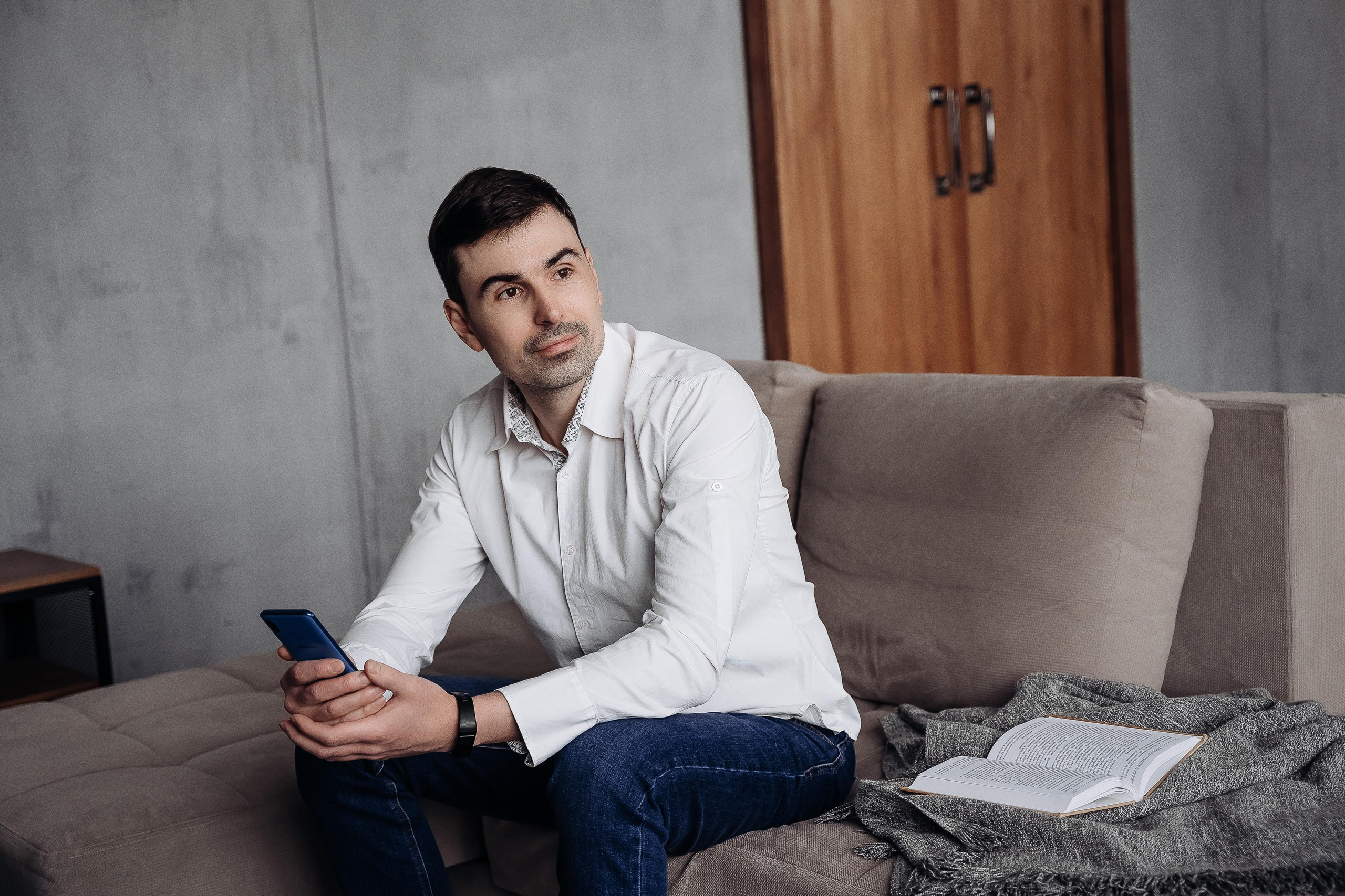 Бизнес фотосессия мужчины, фотосессия для психолога в Москве