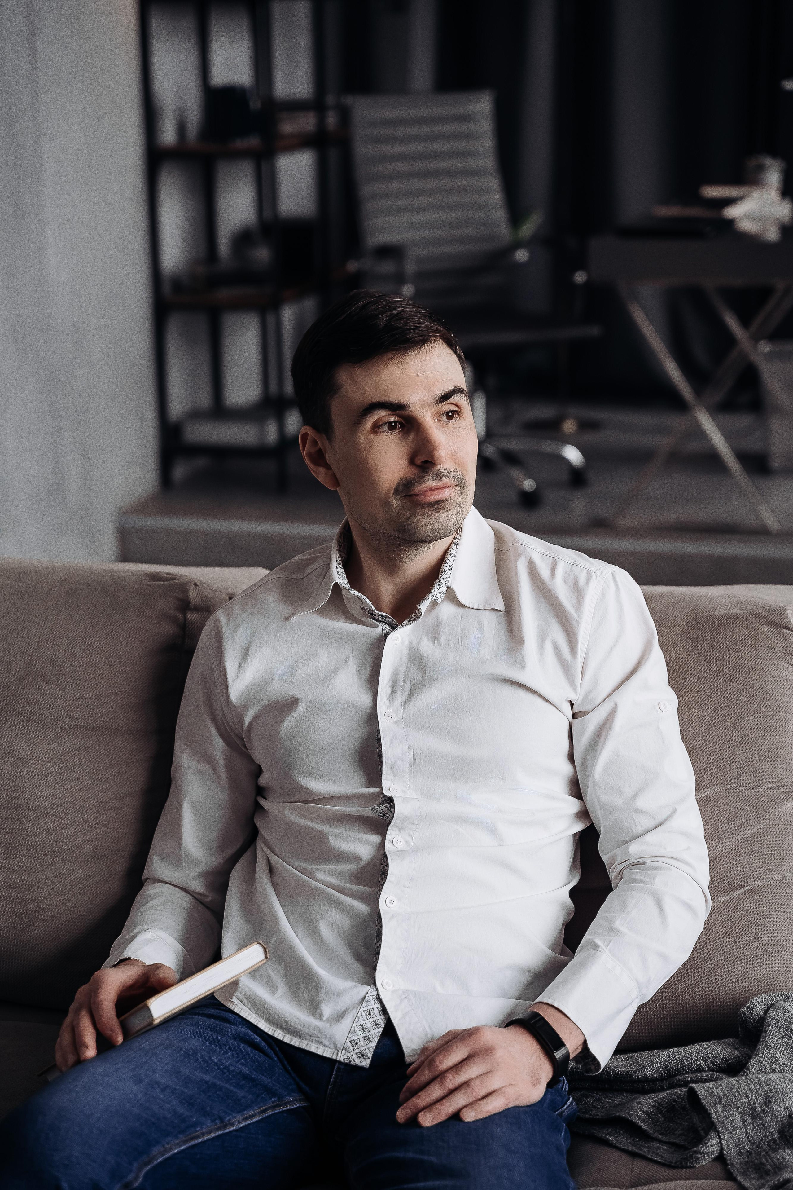 Бизнес фотосессия мужчины, фотосессия для психолога в Москве