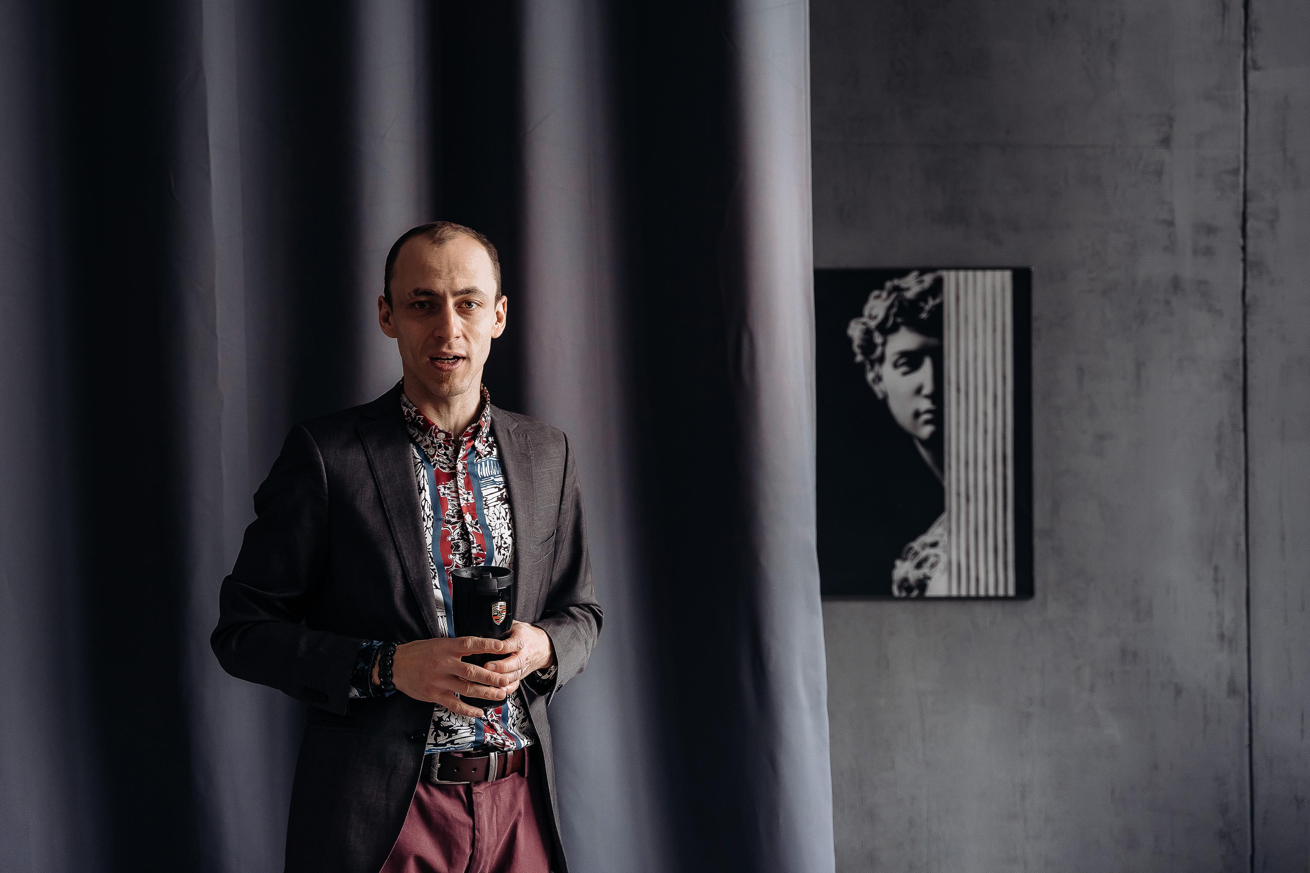 Бизнес фотосессия для бизнес тренера Дениса