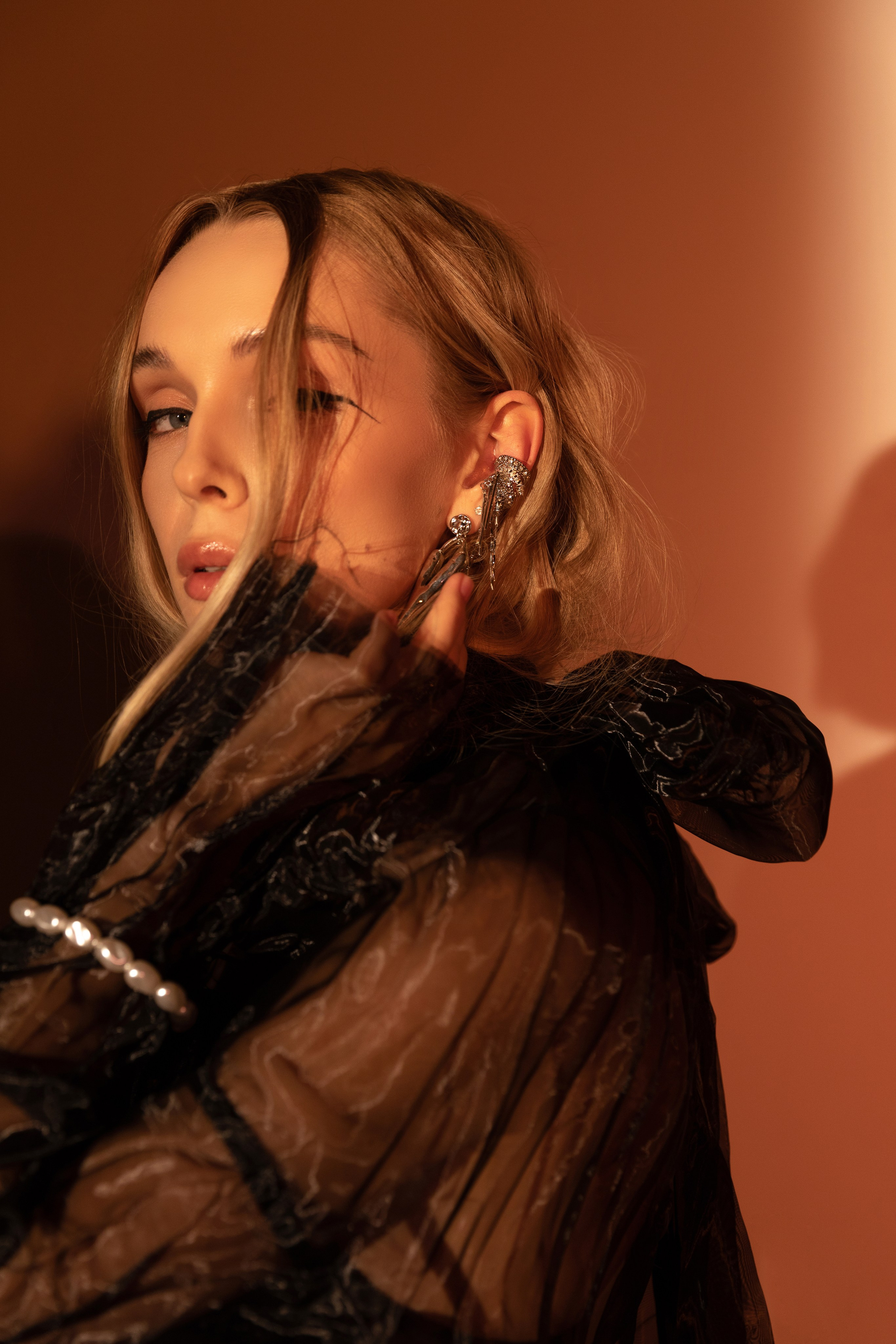 Alina «Black Queen». Фотограф Мария Щеголькова. Чувственный женский портрет