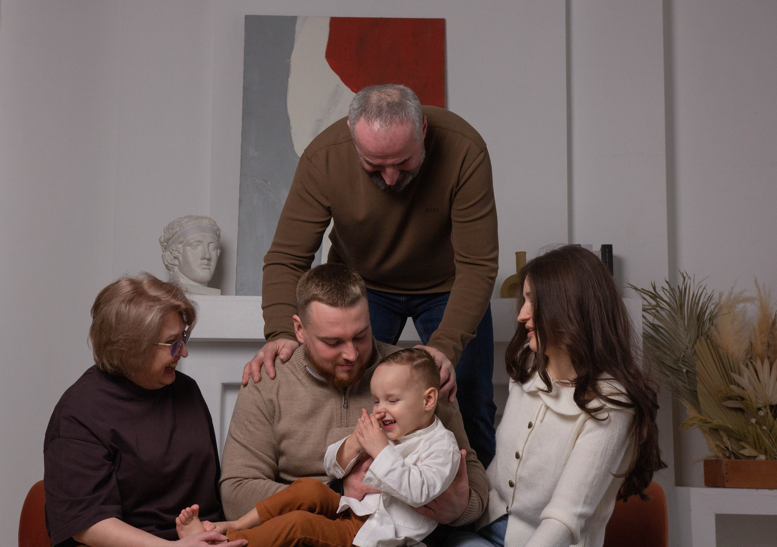 семейная фотосессия , 3 поколения 