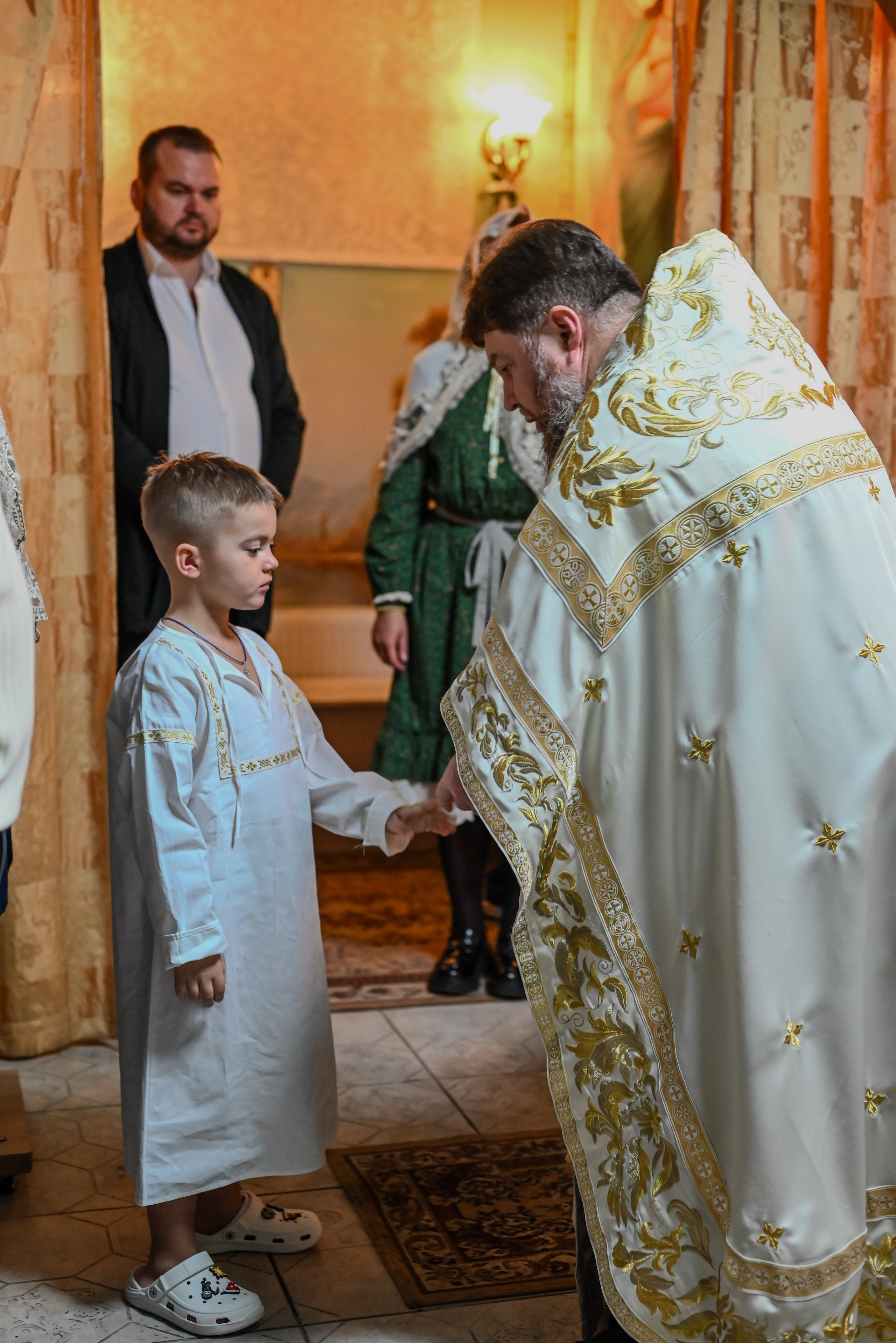 Крещение Совхоз Ленина. Семейный и детский фотограф Москва
