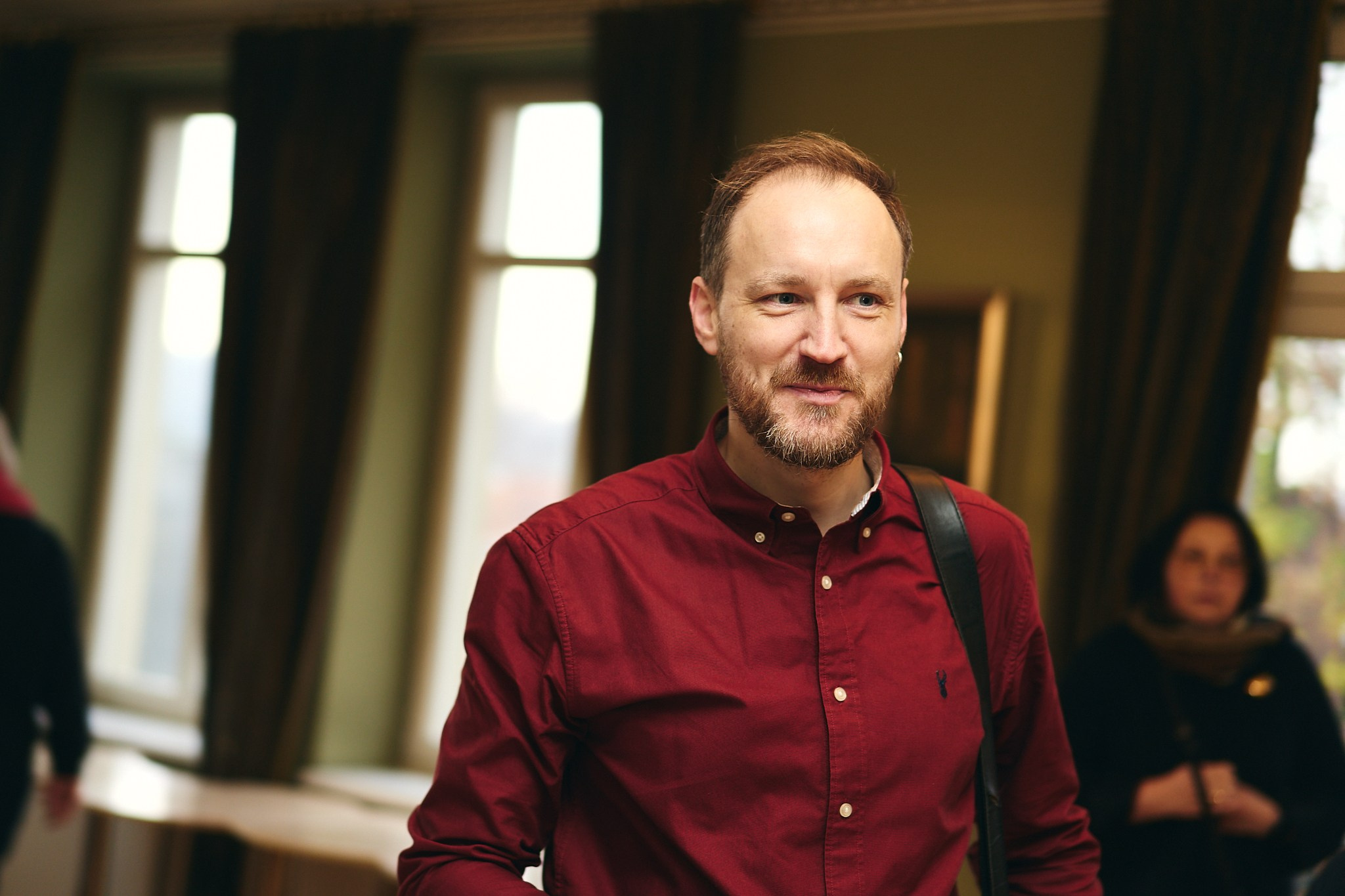 Lithuanian Geographical Society. Photographer in Vilnius