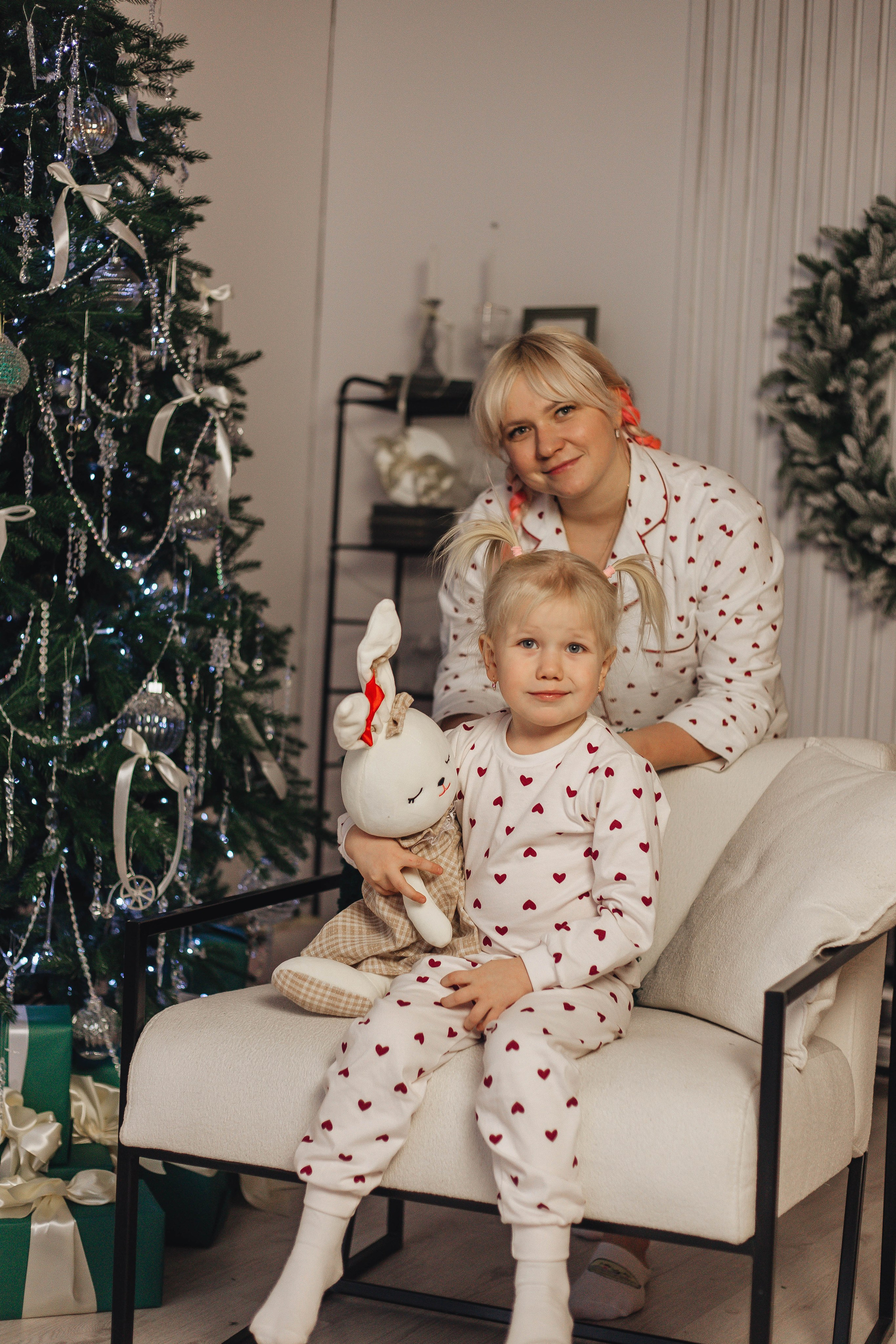 Мама и дочка. Новогодняя фотосессия. Фотограф Светлана Столярова Воскресенск