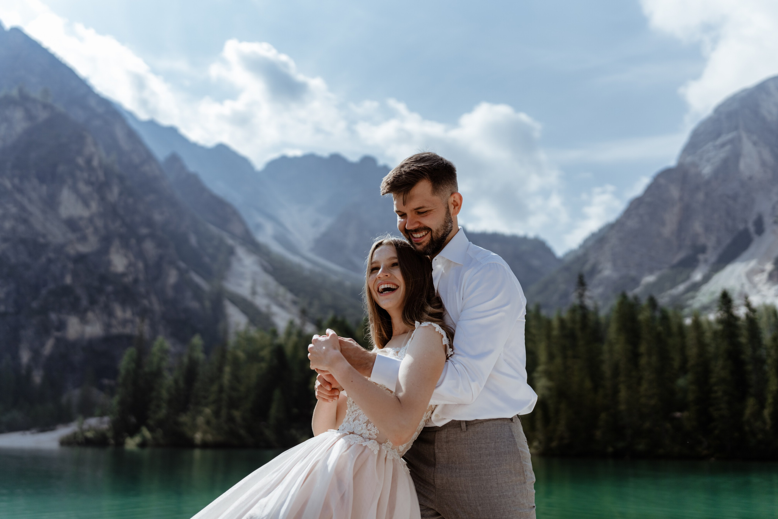 LAGO DI BRAIS| ITALY. Elopement Wedding Photographer
