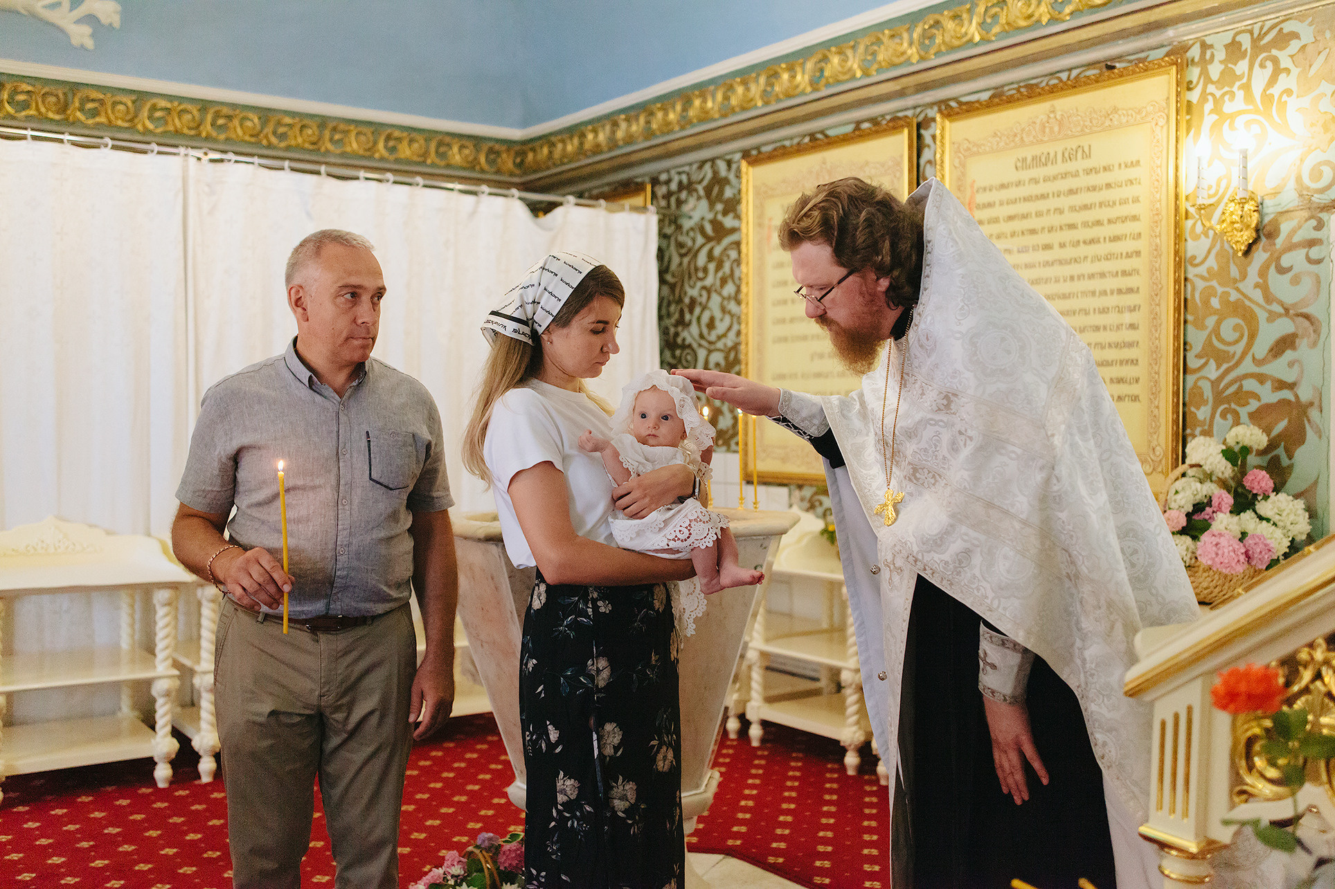Крещение Кристины. Фотограф на венчание, крещение