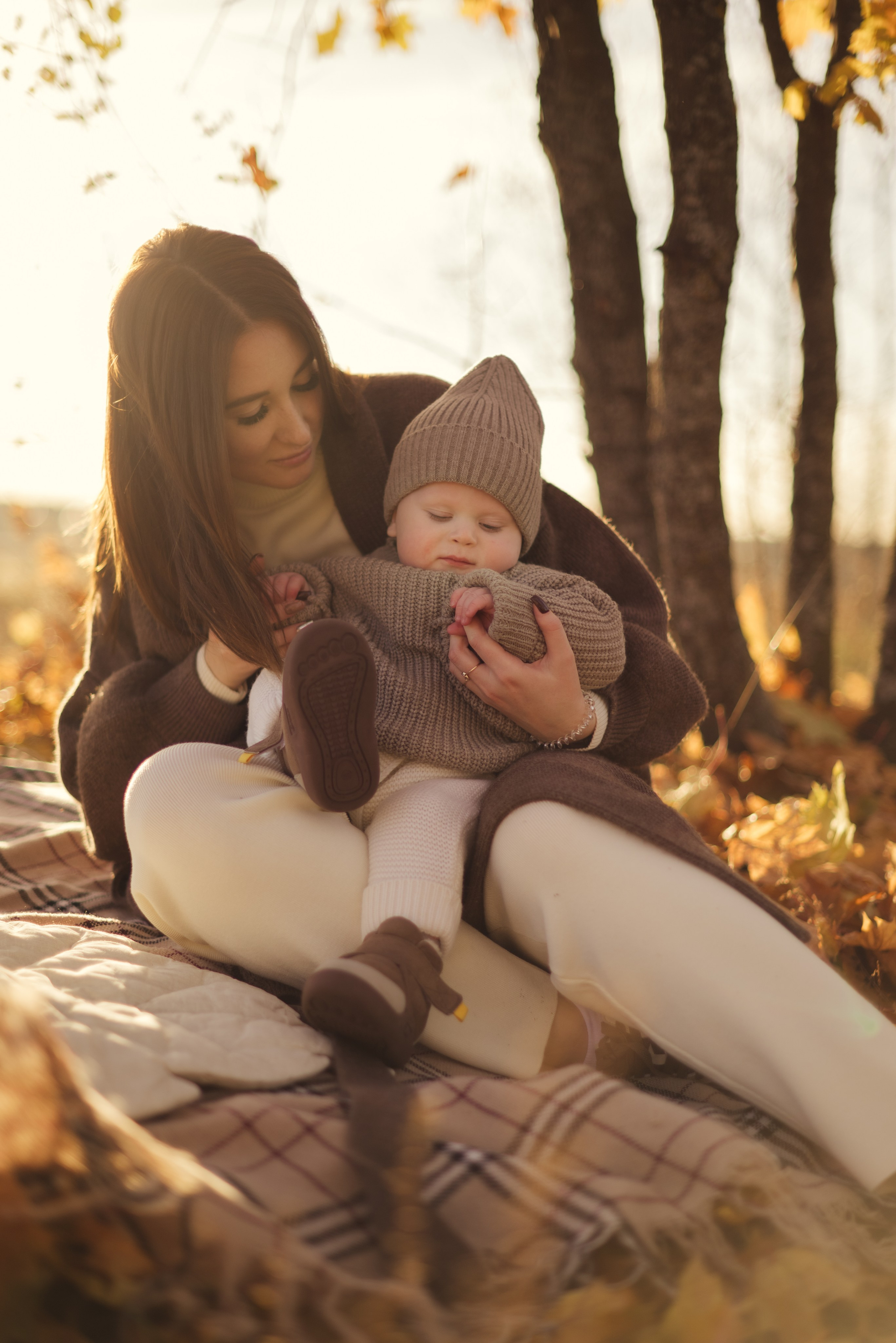 Мамочки осенью. Семейный и детский фотограф в Щелково Алена Дробот