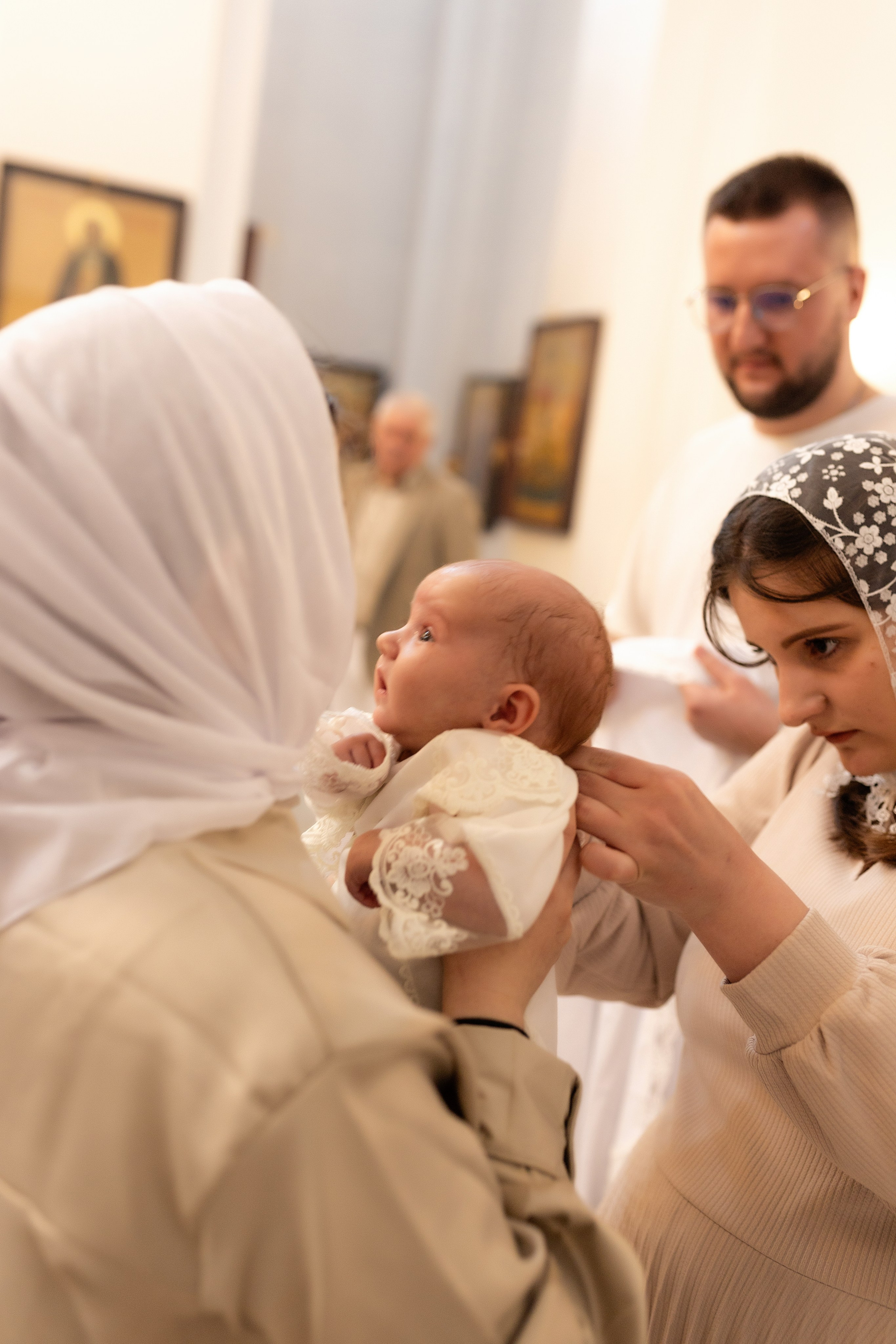 Таинство крещения Алисы. Фотограф в Железнодорожном и Балашихе