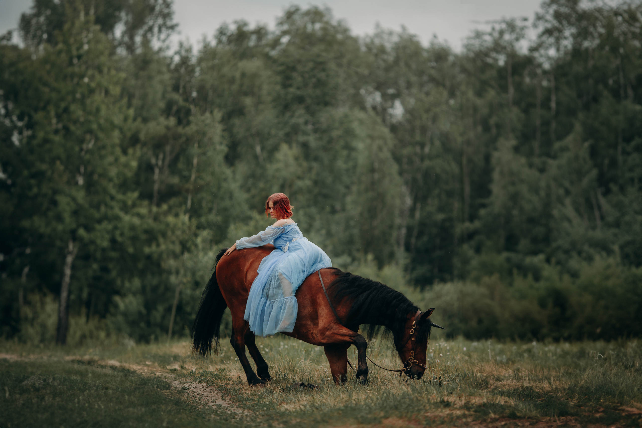Женственность. Анна Молчанова конный фотограф в Тюмени | фотосессии с лошадьми Тюмень