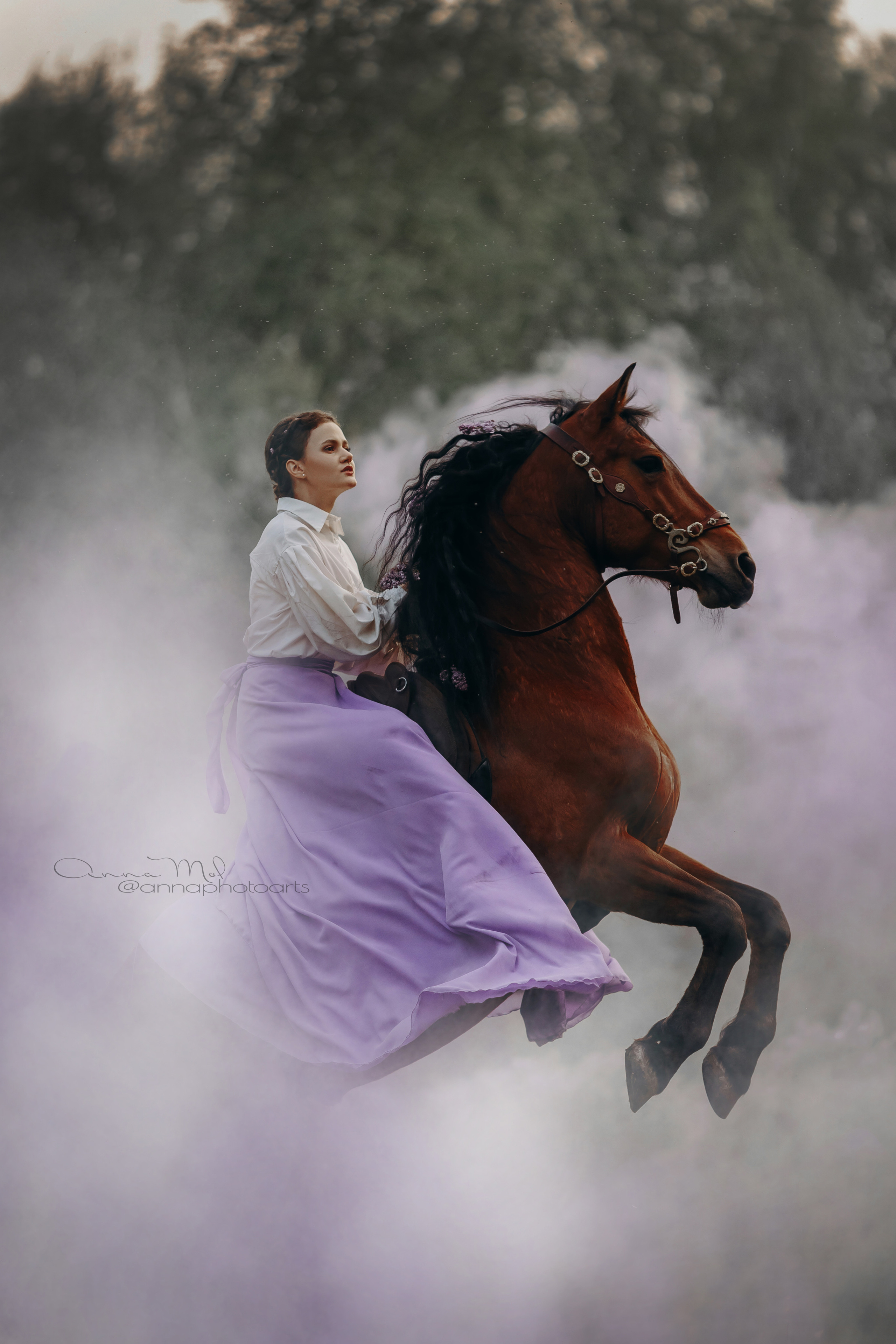 Женственность. Анна Молчанова конный фотограф в Тюмени | фотосессии с лошадьми Тюмень