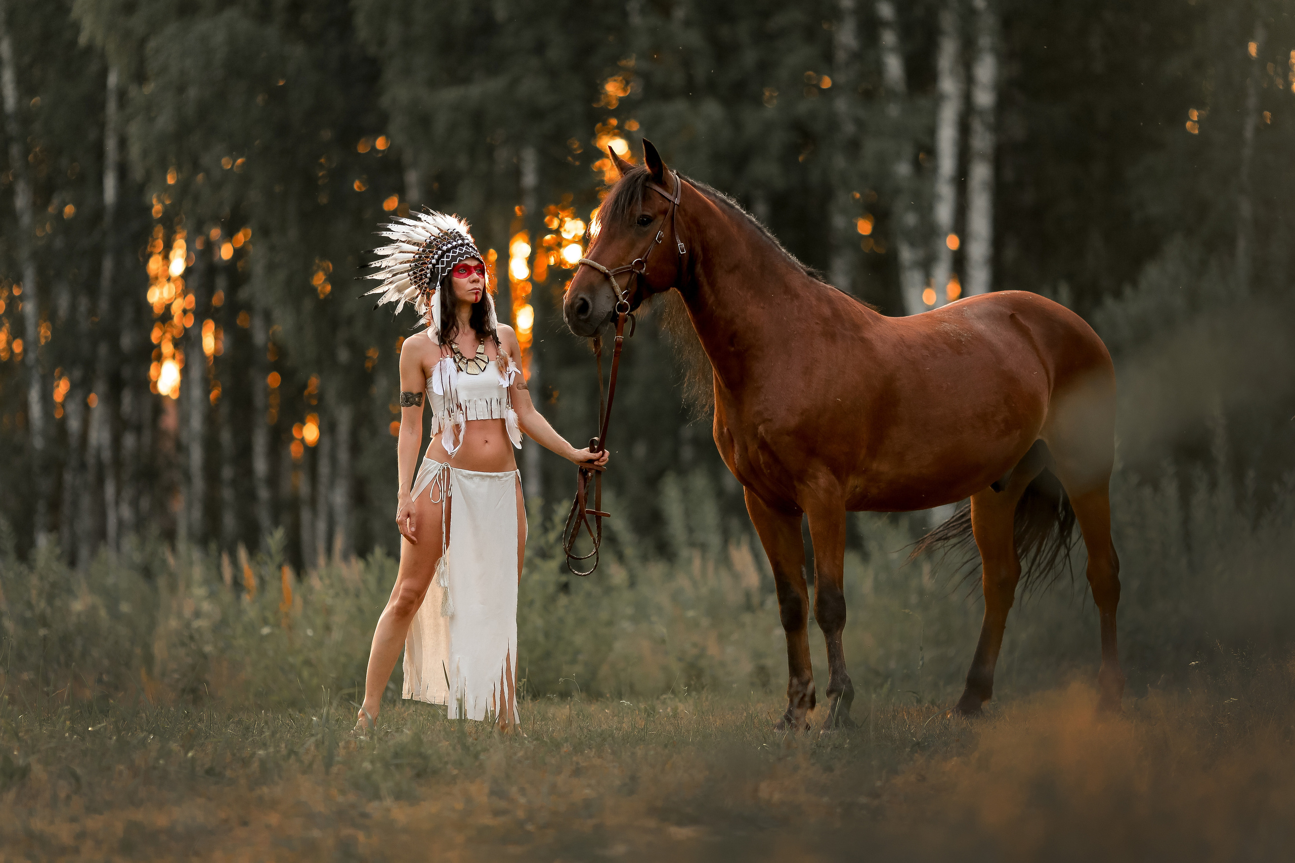 Индейцы. Анна Молчанова конный фотограф в Тюмени | фотосессии с лошадьми Тюмень