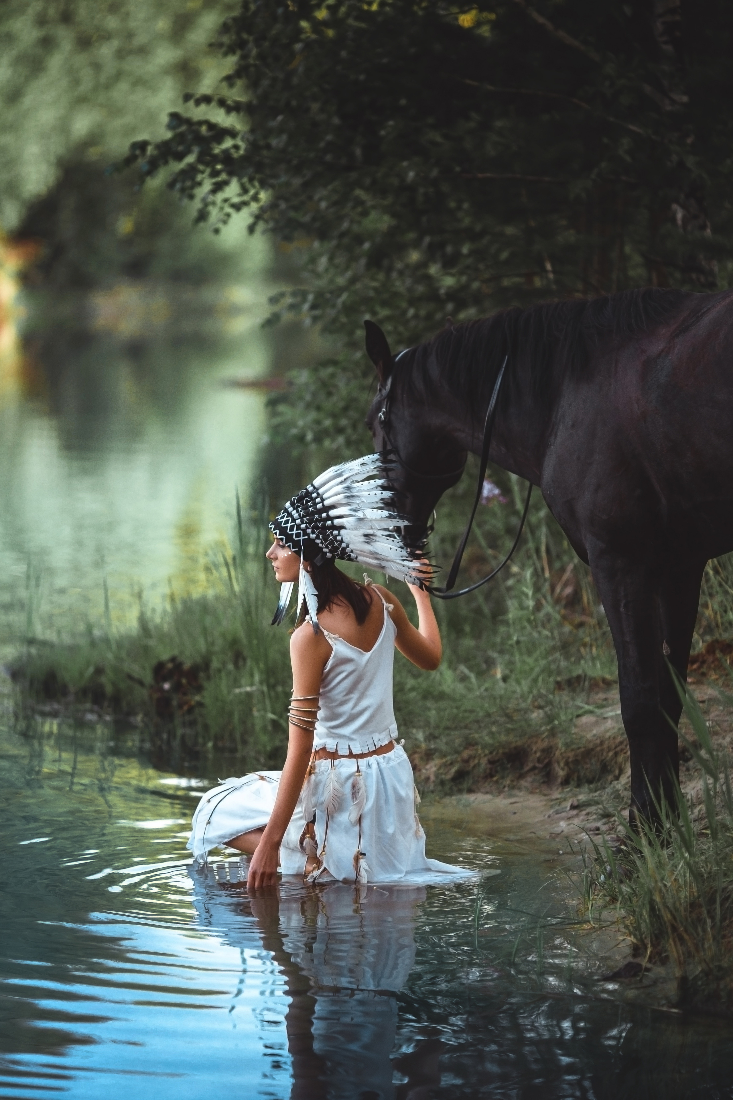 Индейцы. Анна Молчанова конный фотограф в Тюмени | фотосессии с лошадьми Тюмень