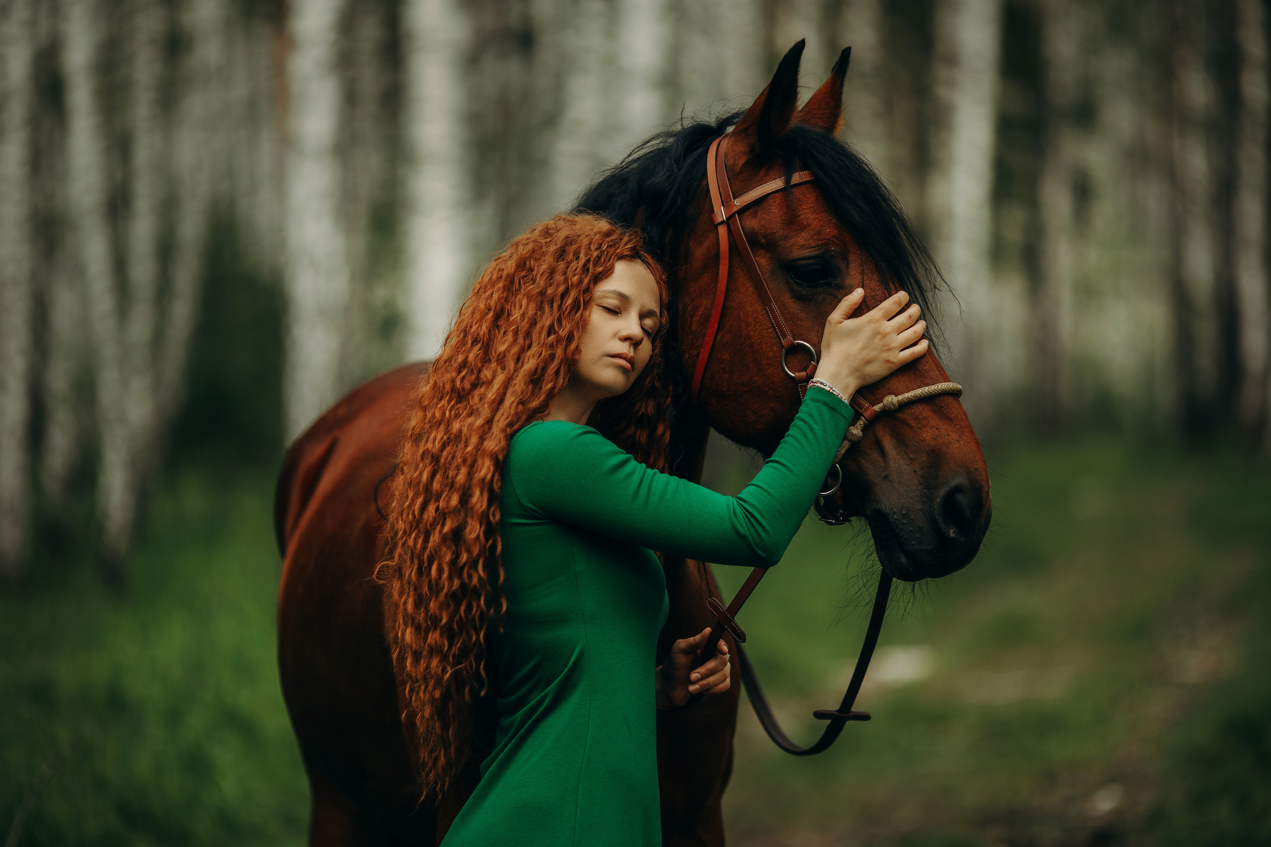 Женственность. Анна Молчанова конный фотограф в Тюмени | фотосессии с лошадьми Тюмень