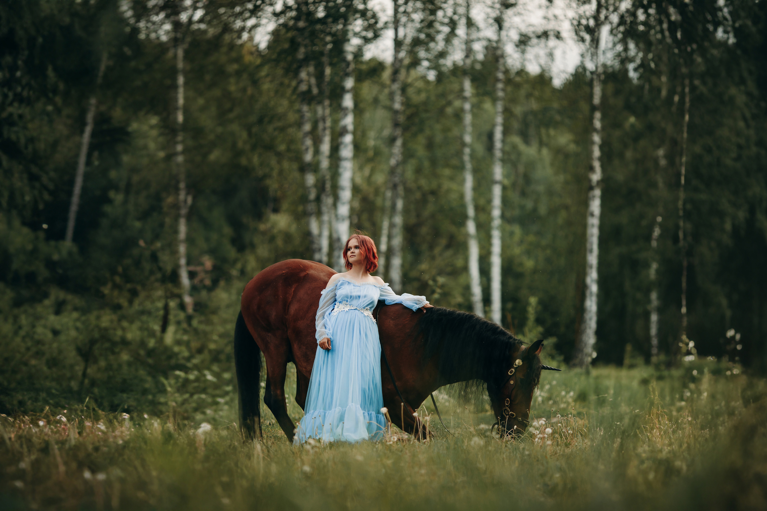 Женственность. Анна Молчанова конный фотограф в Тюмени | фотосессии с лошадьми Тюмень