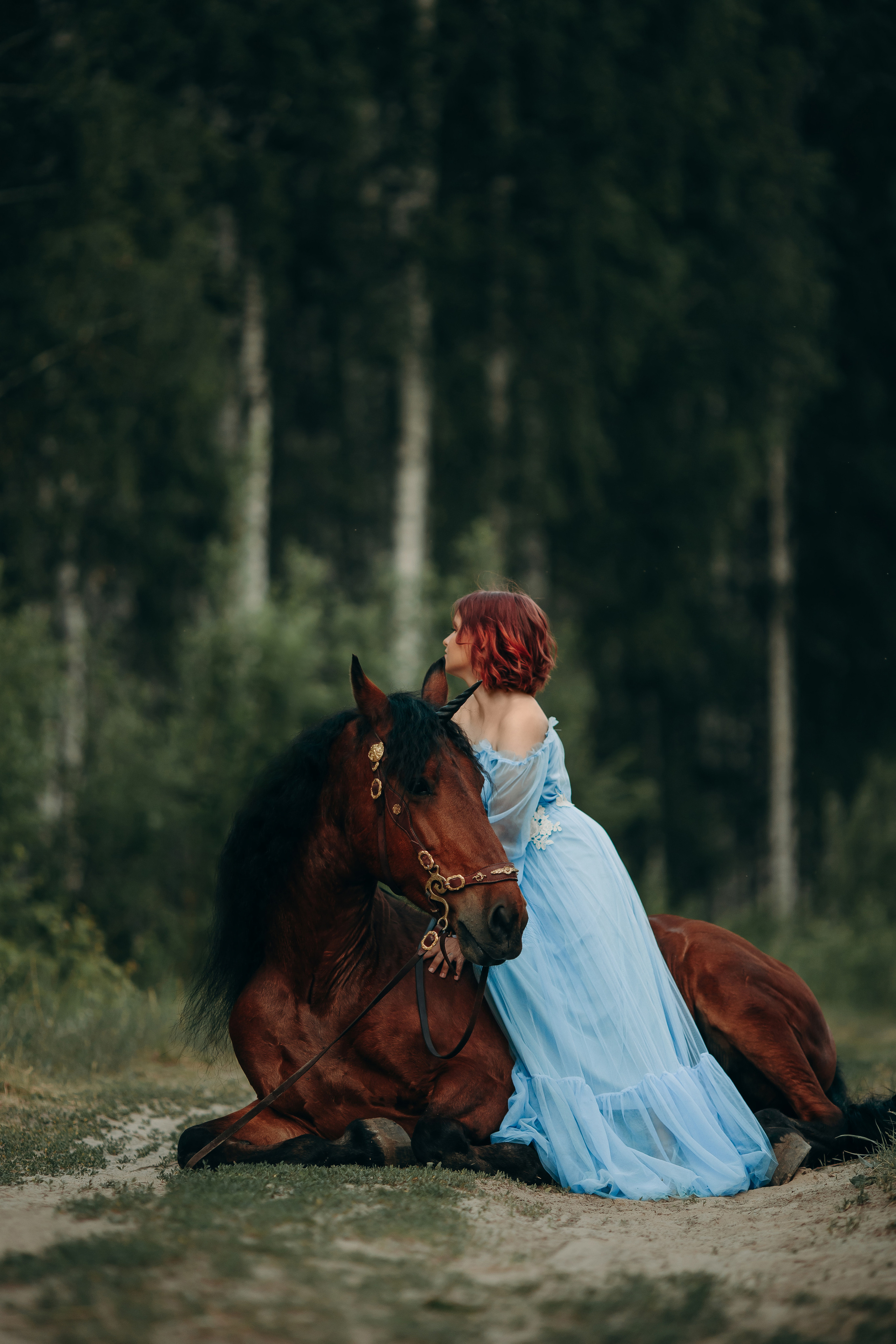 Женственность. Анна Молчанова конный фотограф в Тюмени | фотосессии с лошадьми Тюмень