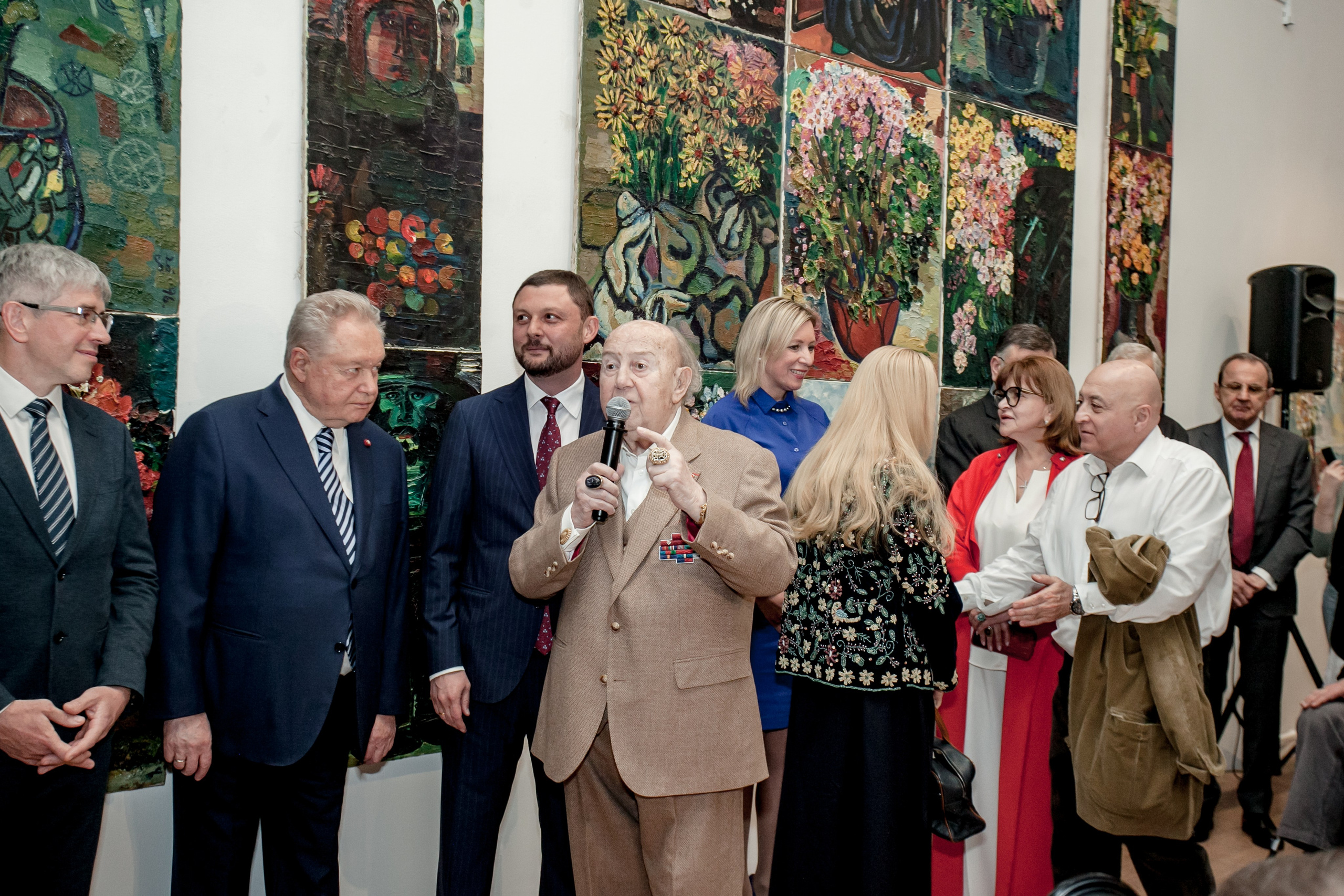 Открытие выставки Зураба Церетели. Art photographer Nino