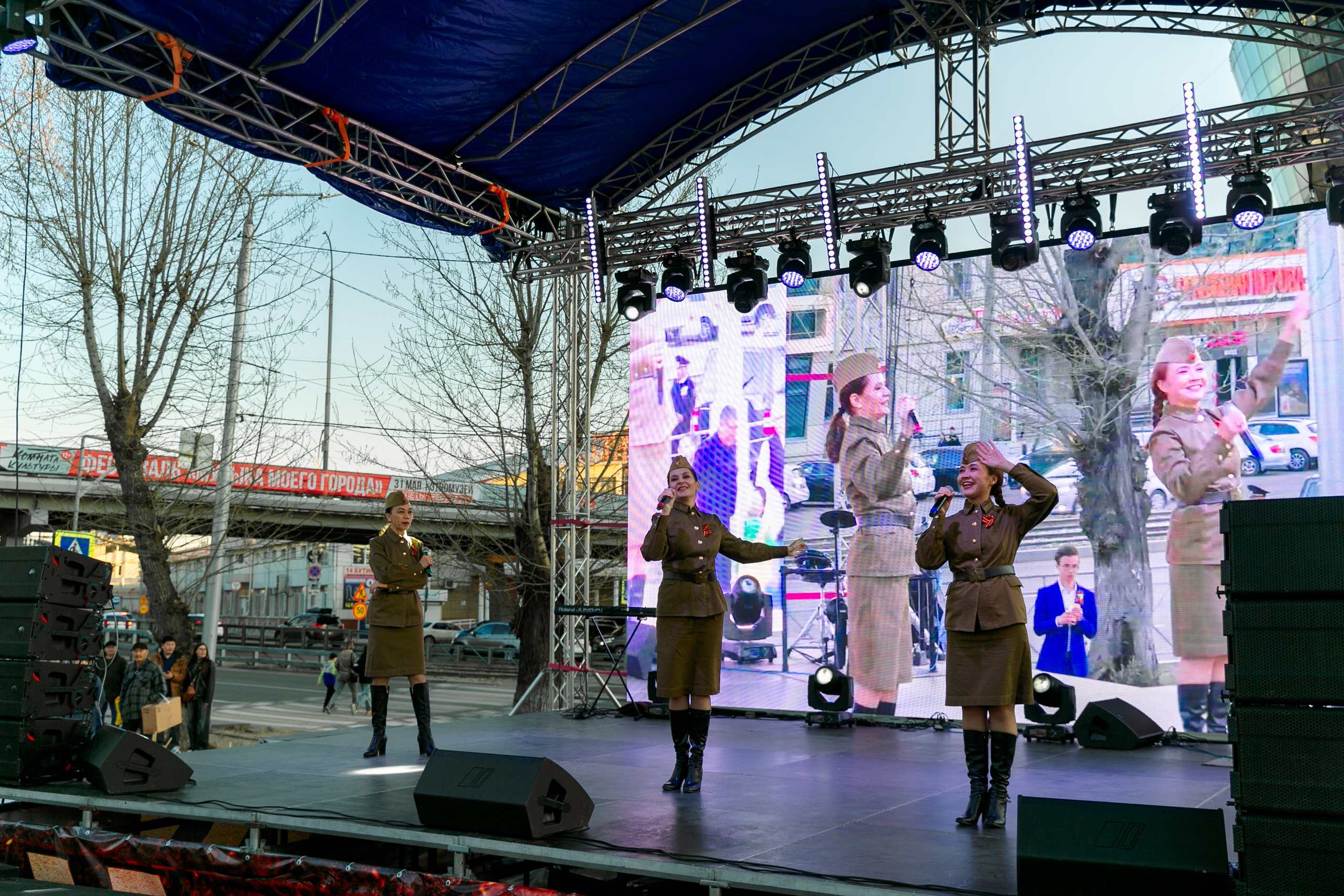 Концерт приуроченный к празднованию 80 лет победл. Свадебный и семейный фотограф в Улан-Удэ